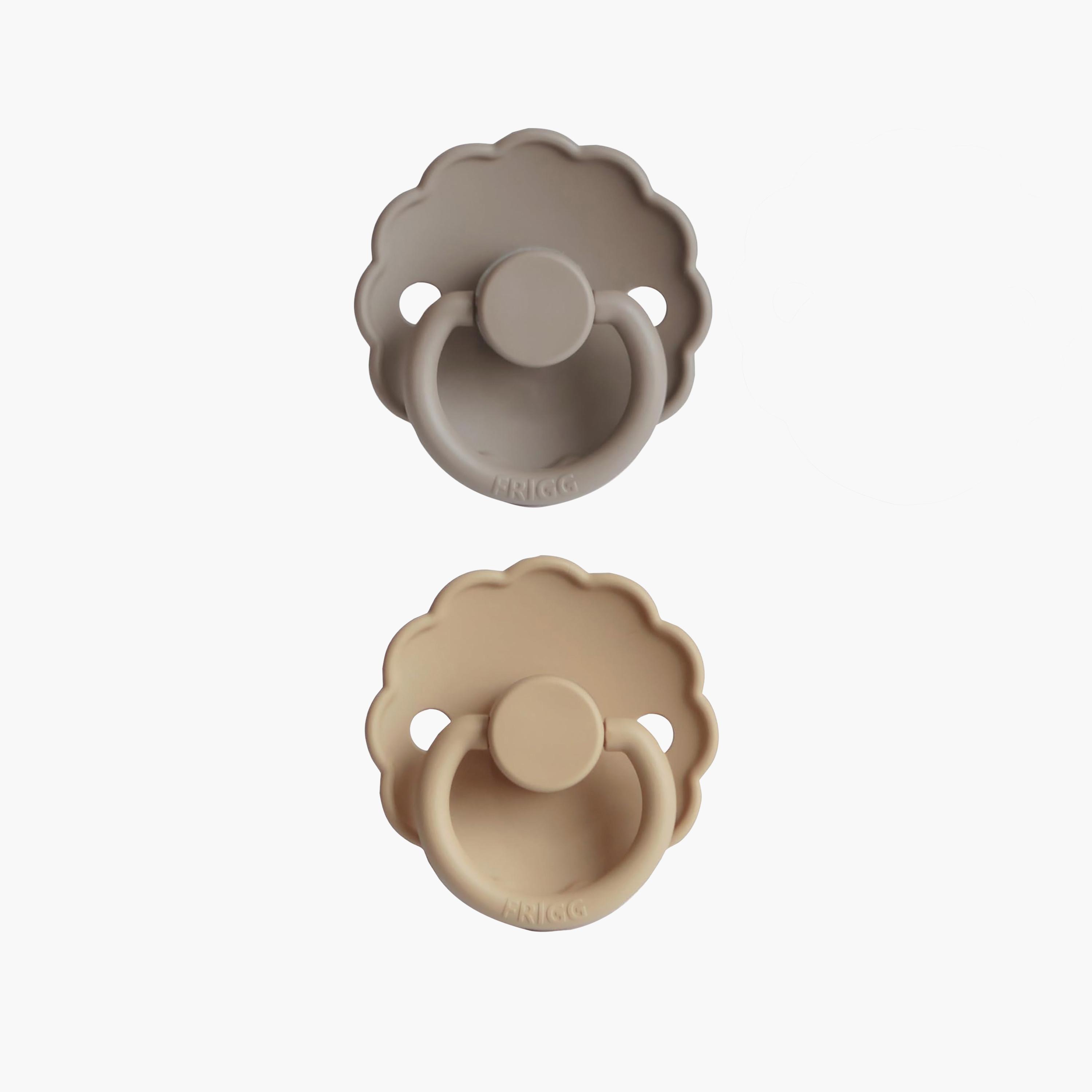 FRIGG 2-Piece Daisy Silicone Pacifier - Size 1-baby-feeding-pacifiers-image-1