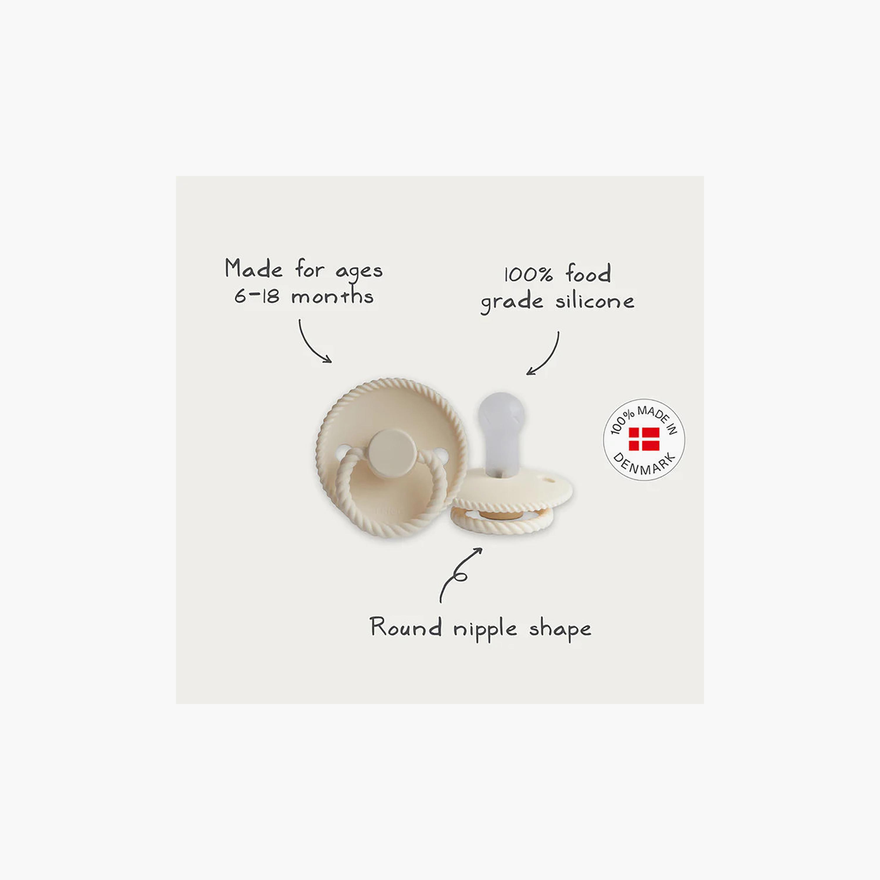 FRIGG 2-Piece Rope Silicone Pacifier - Size 2-baby-feeding-pacifiers-image-9