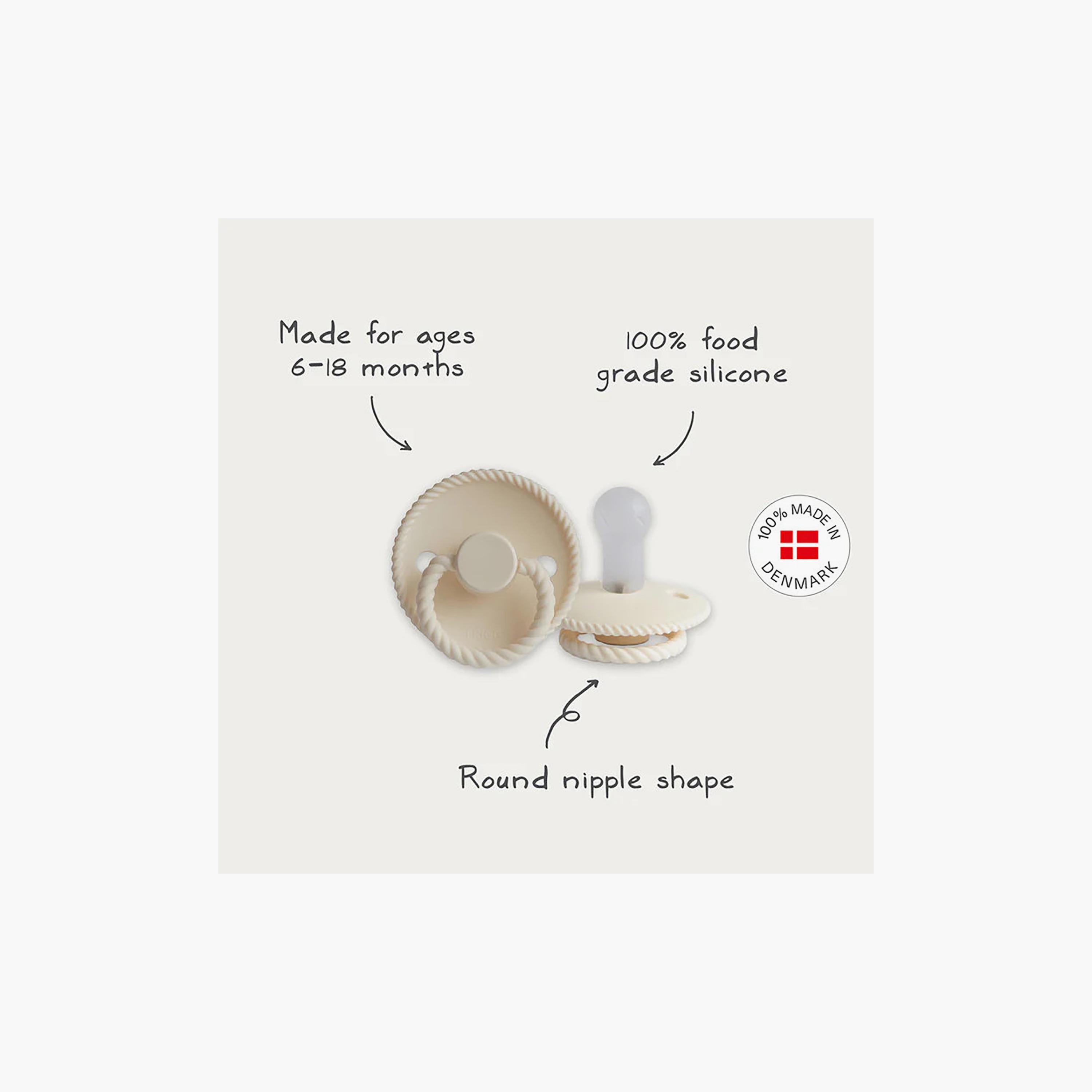 FRIGG 2-Piece Rope Silicone Pacifier - Size 2-baby-feeding-pacifiers-image-8