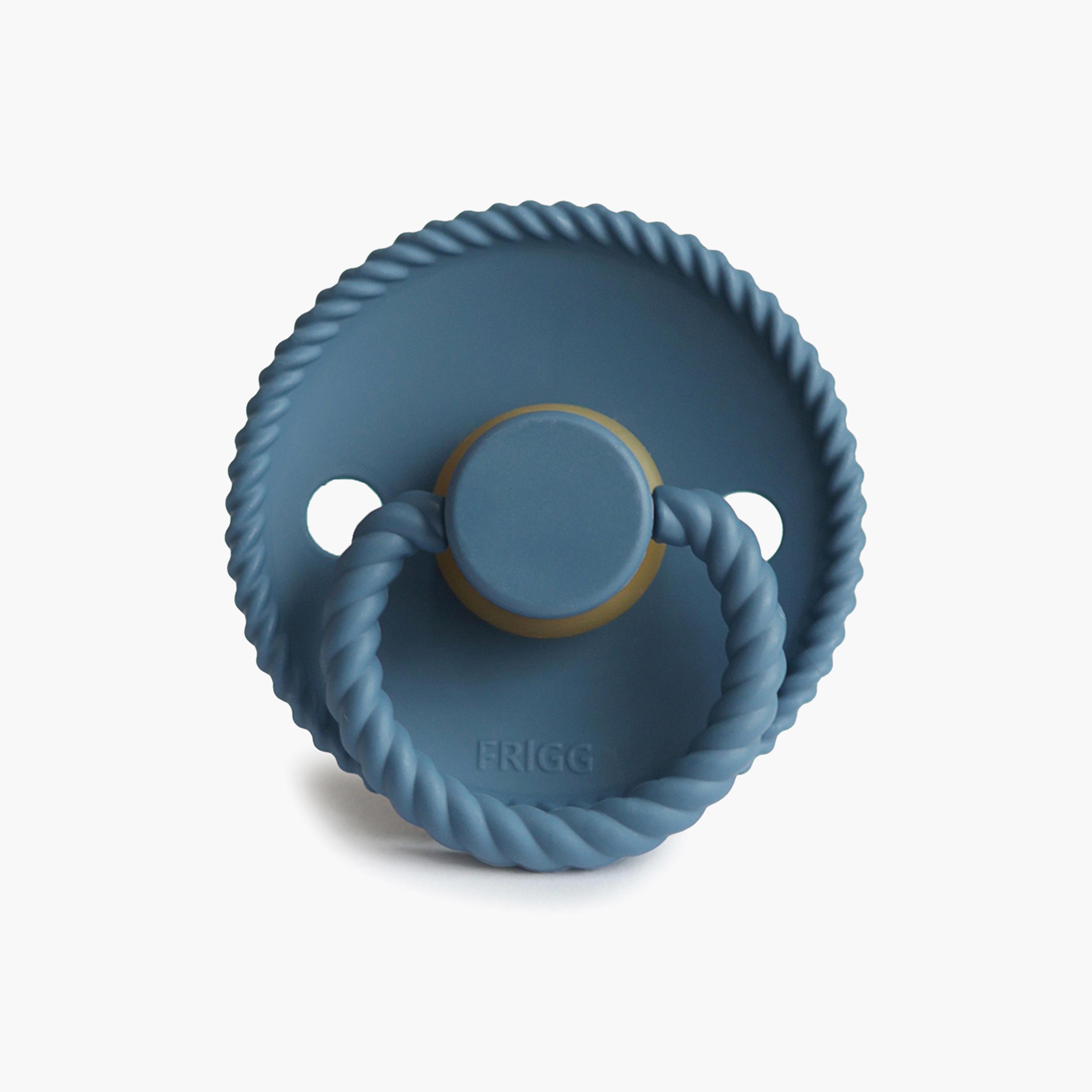 Frigg 2-Piece Rope Silicone Baby Pacifier - Ocean View & Sage - Size 2-baby-feeding-pacifiers-image-3