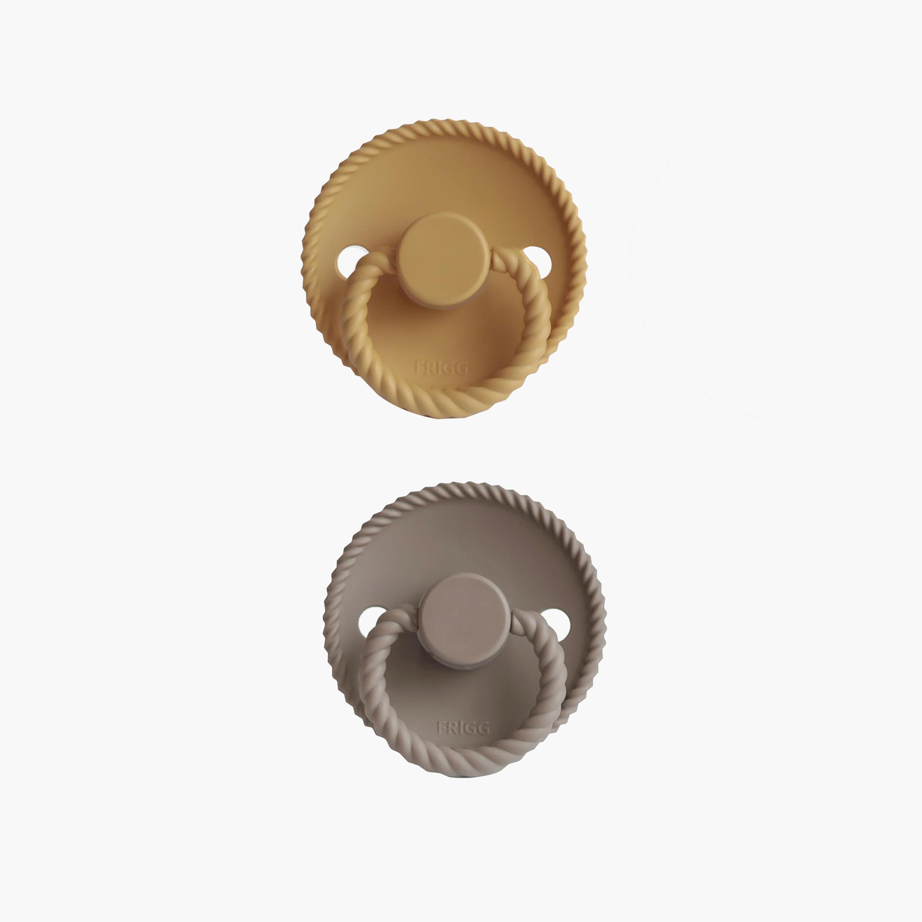 FRIGG 2-Piece Rope Silicone Pacifier - Size 2-baby-feeding-pacifiers-image-1