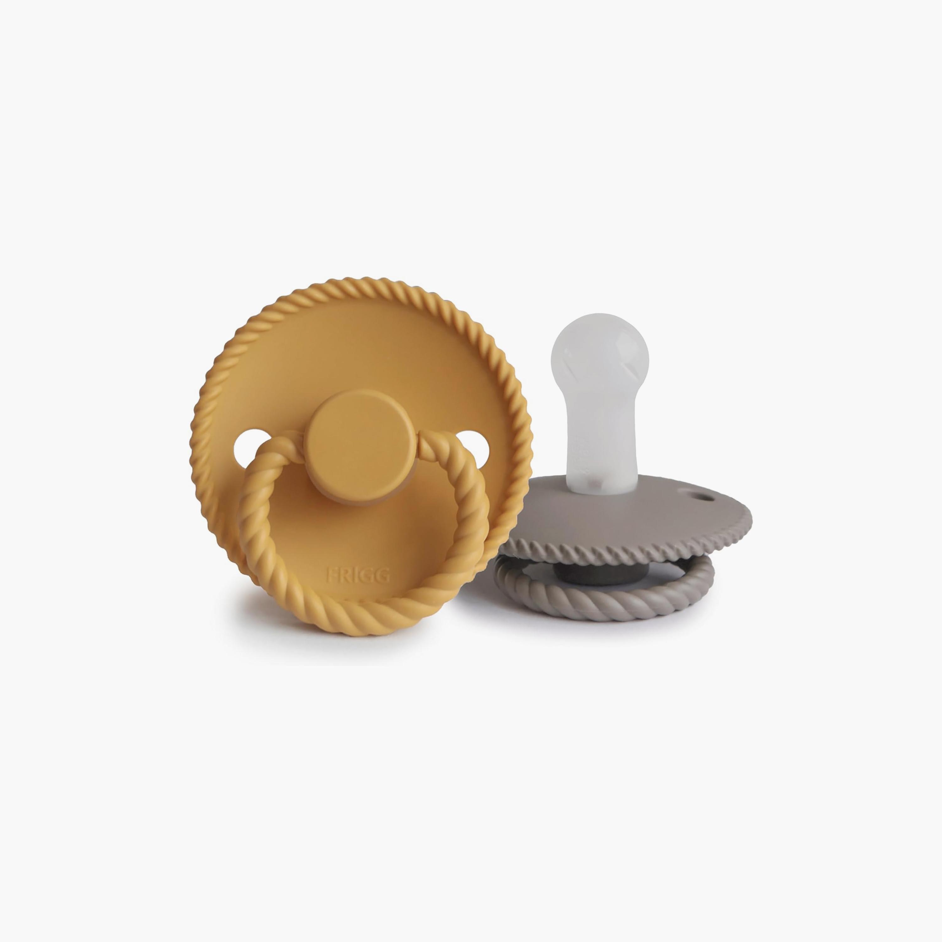 FRIGG 2-Piece Rope Silicone Pacifier - Size 2-baby-feeding-pacifiers-image-3