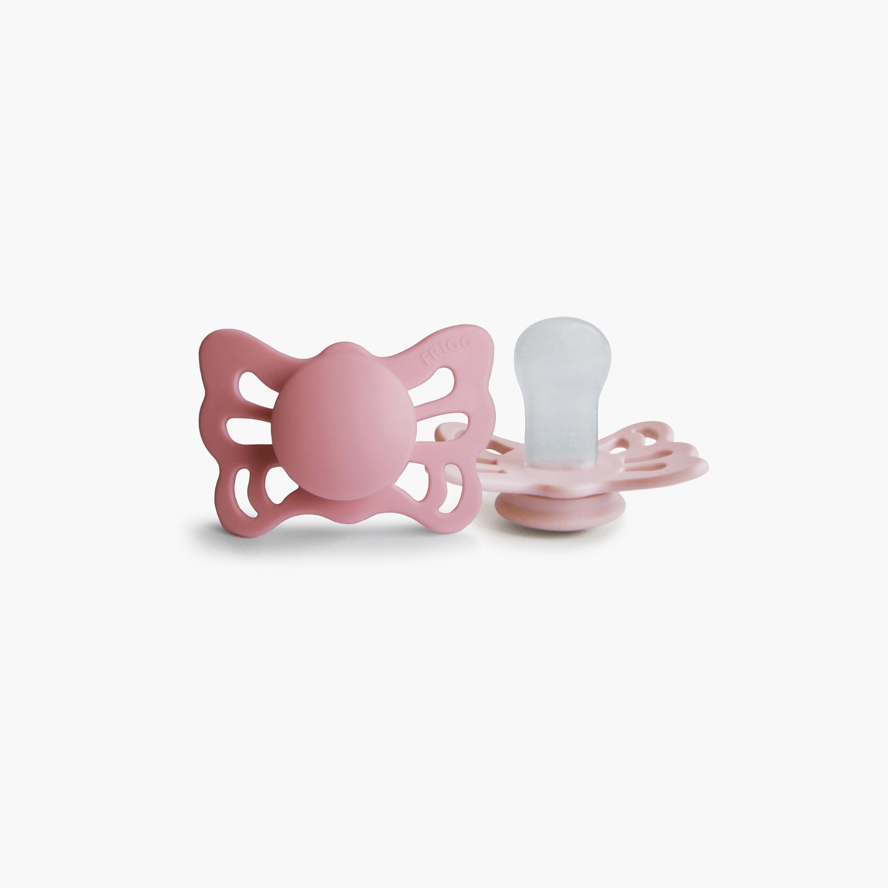 FRIGG 2-Piece Butterfly Anatomical Silicone Pacifier - Size 1-baby-feeding-pacifiers-image-2