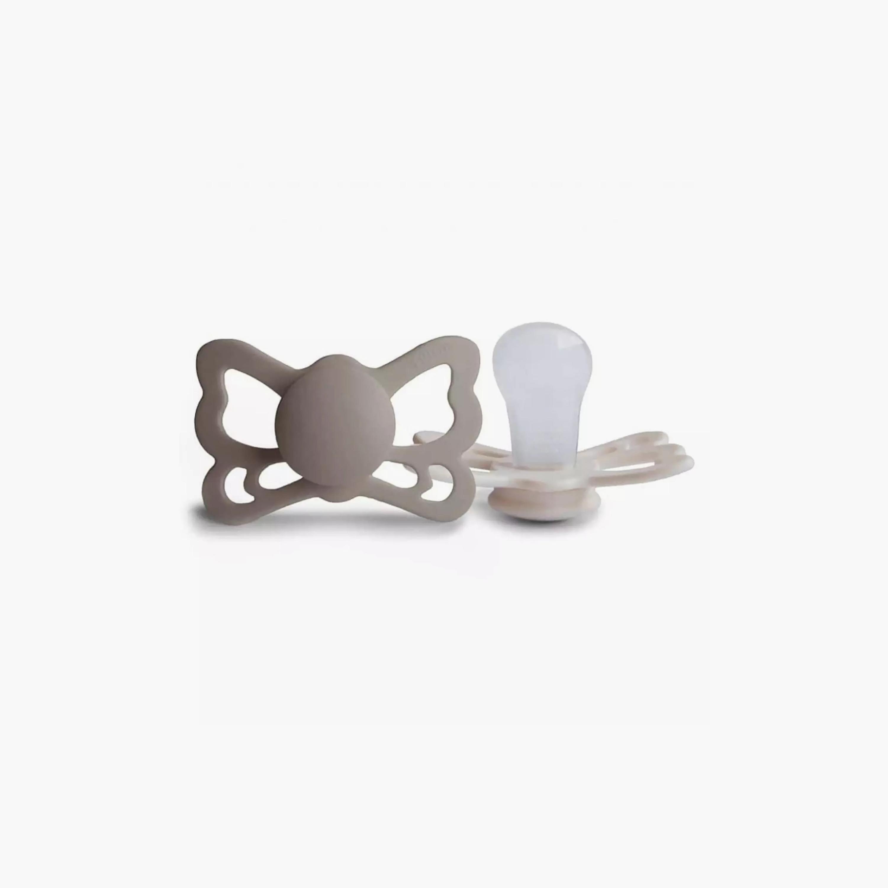FRIGG 2-Piece Butterfly Anatomical Silicone Pacifier - Size 1-baby-feeding-pacifiers-image-2