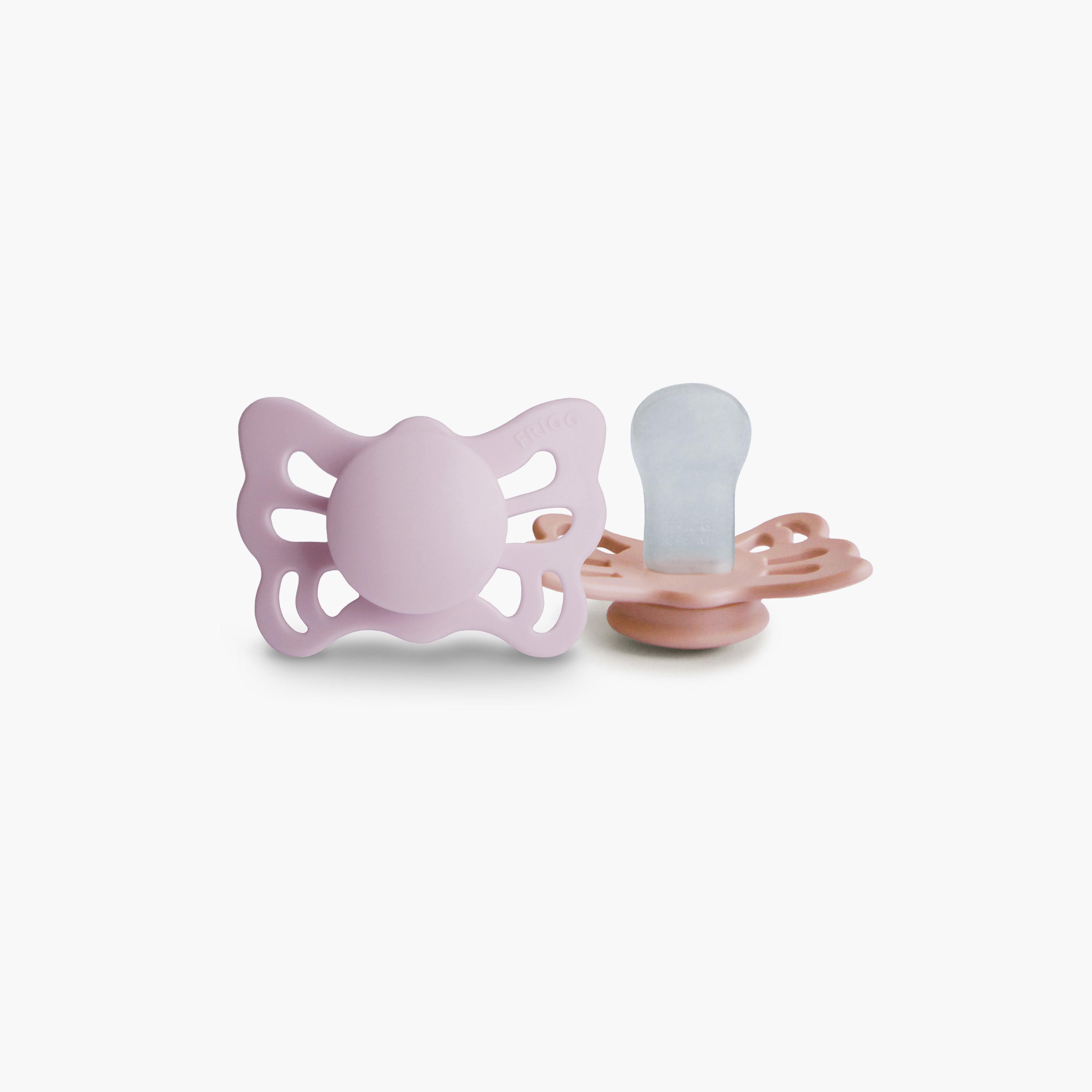 FRIGG 2-Piece Butterfly Anatomical Silicone Pacifier - Size 1-baby-feeding-pacifiers-image-2