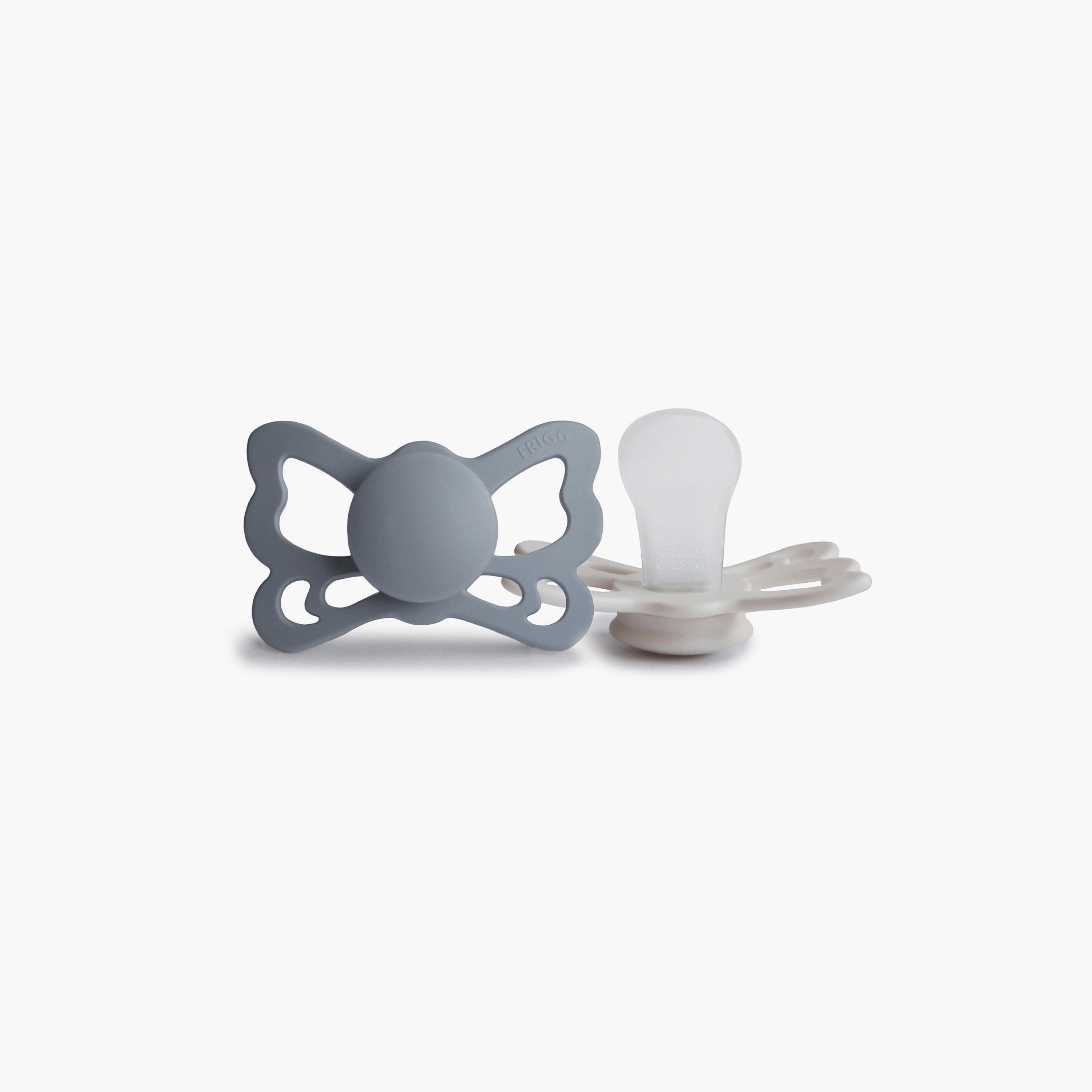 FRIGG 2-Piece Butterfly Anatomical Silicone Pacifier - Size 2-baby-feeding-pacifiers-image-2