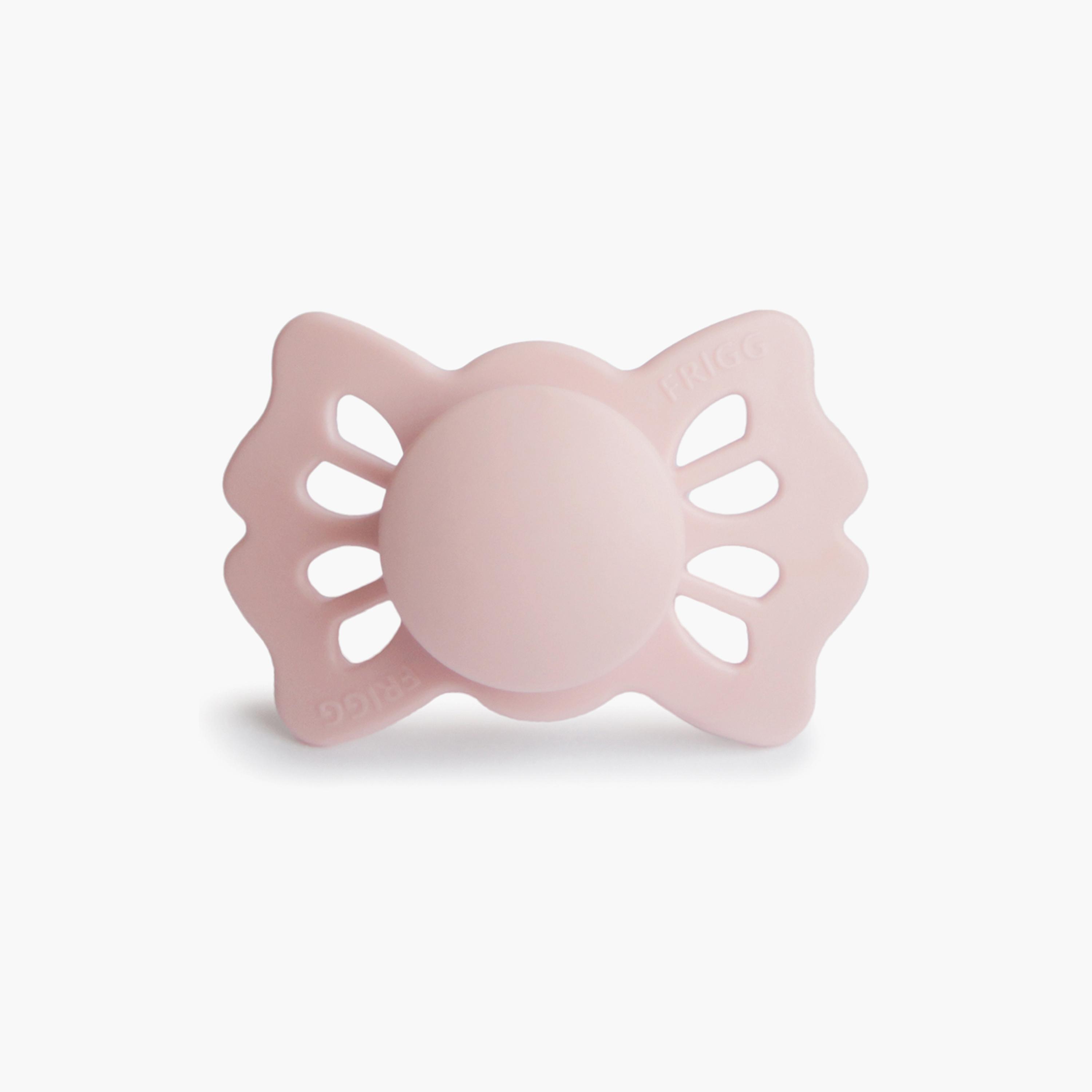 Frigg 2-Piece Lucky Symmetrical Silicone Baby Pacifier - Cream & Blush - Size 1-baby-feeding-pacifiers-image-4