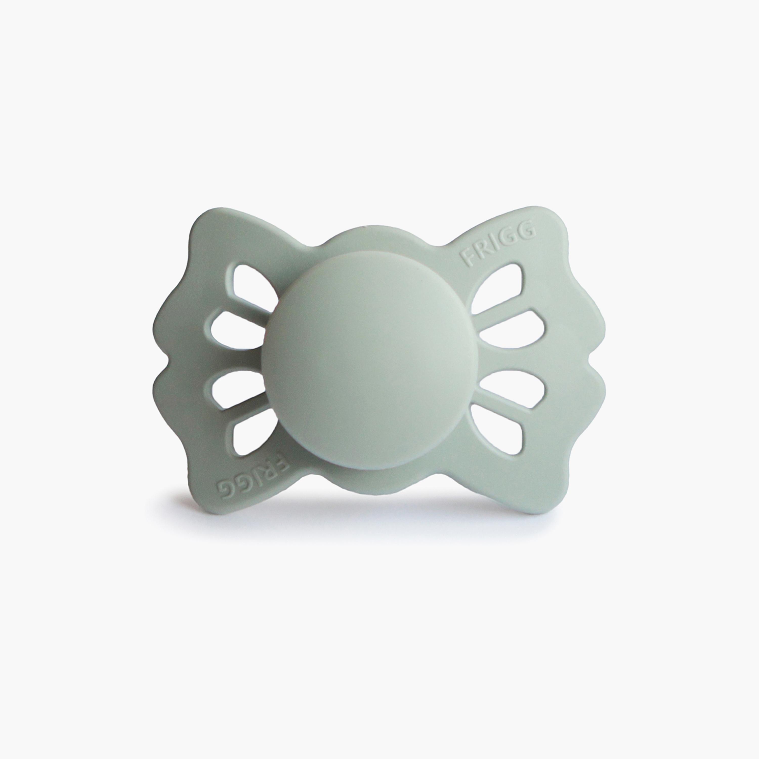 Frigg 2-Piece Lucky Symmetrical Silicone Baby Pacifier - Cream & Sage - Size 1-baby-feeding-pacifiers-image-4