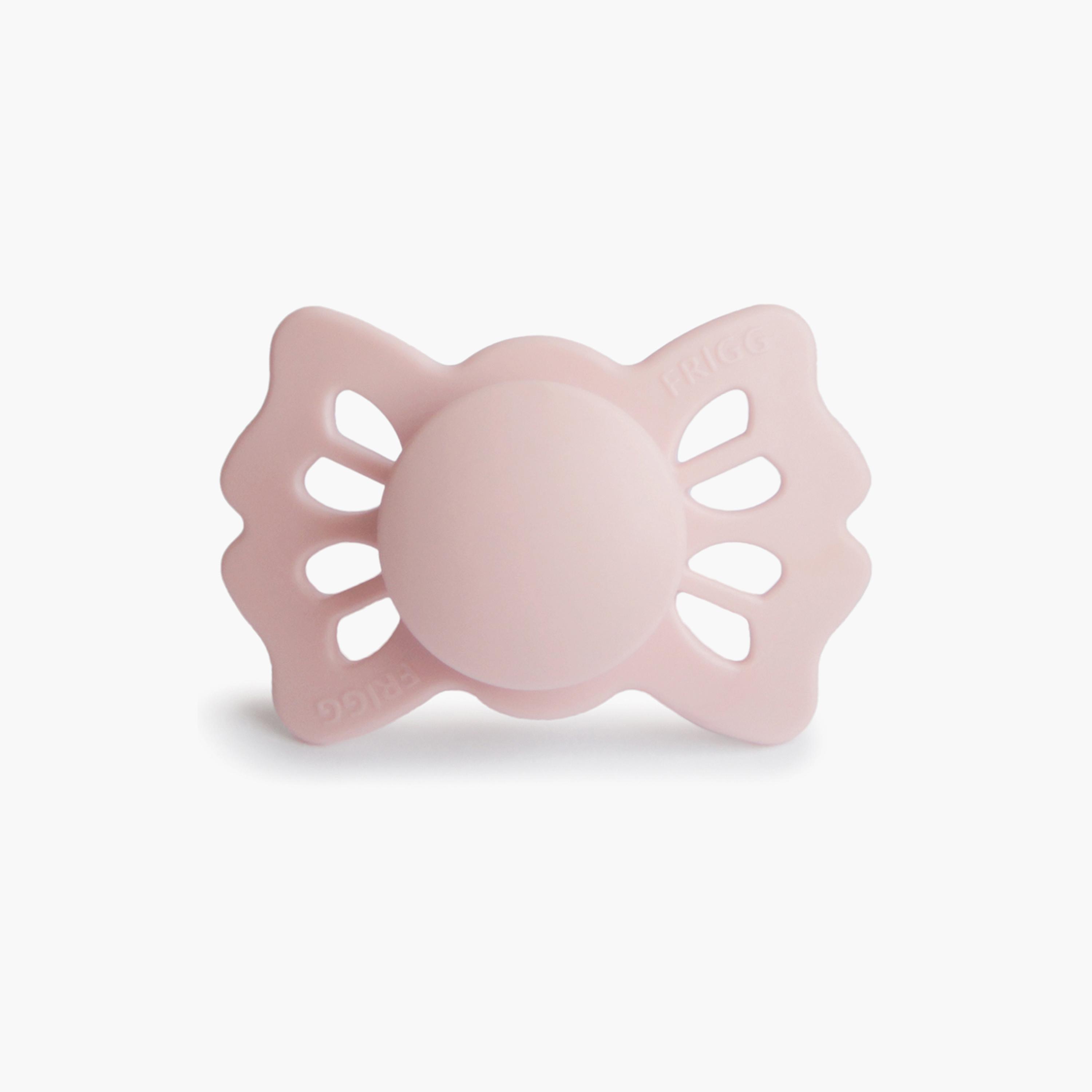Frigg 2-Piece Lucky Symmetrical Silicone Baby Pacifier - Cream & Blush - Size 2-baby-feeding-pacifiers-image-4