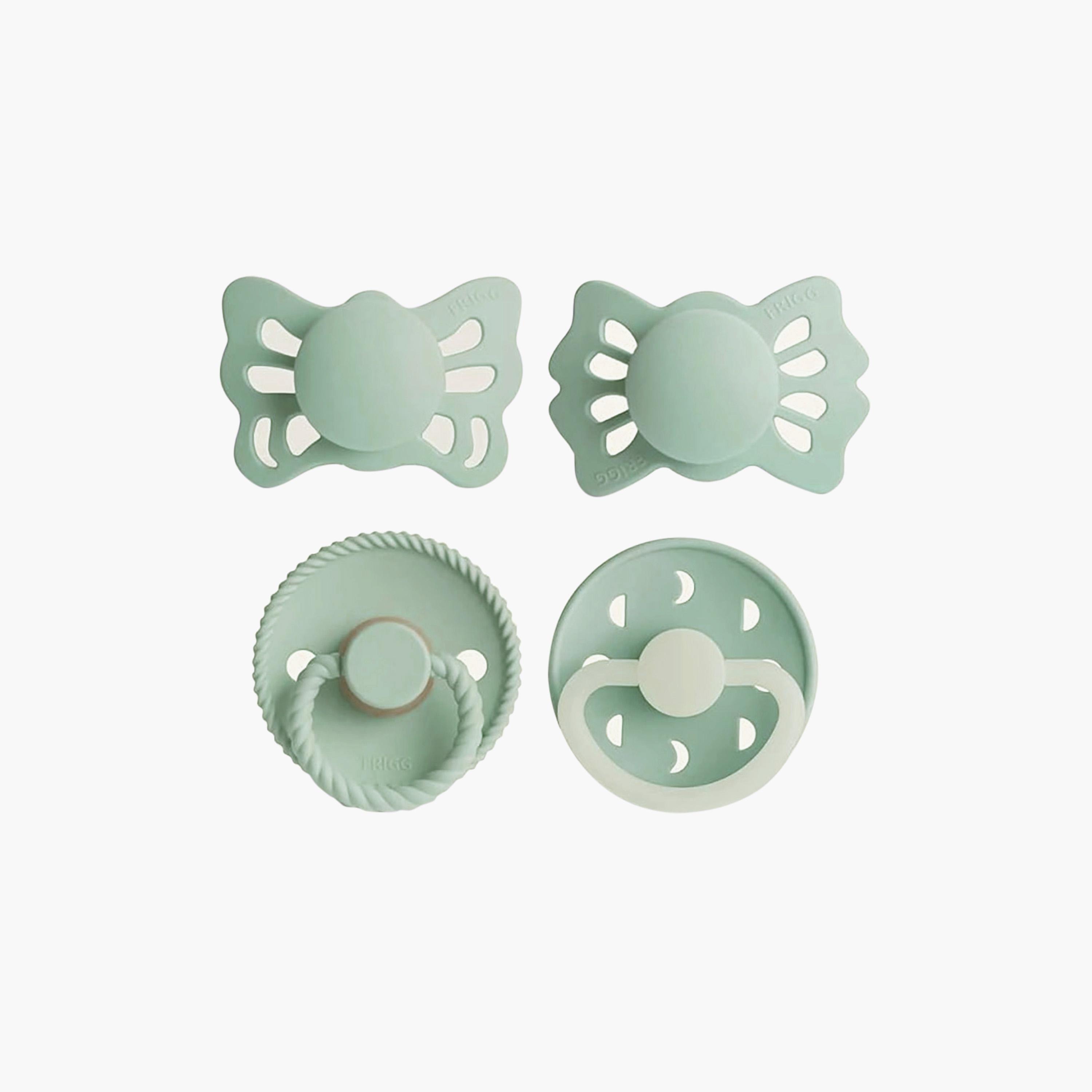 FRIGG 4-Piece Floral Moonlight Sailing - Size 1-baby-feeding-pacifiers-image-1