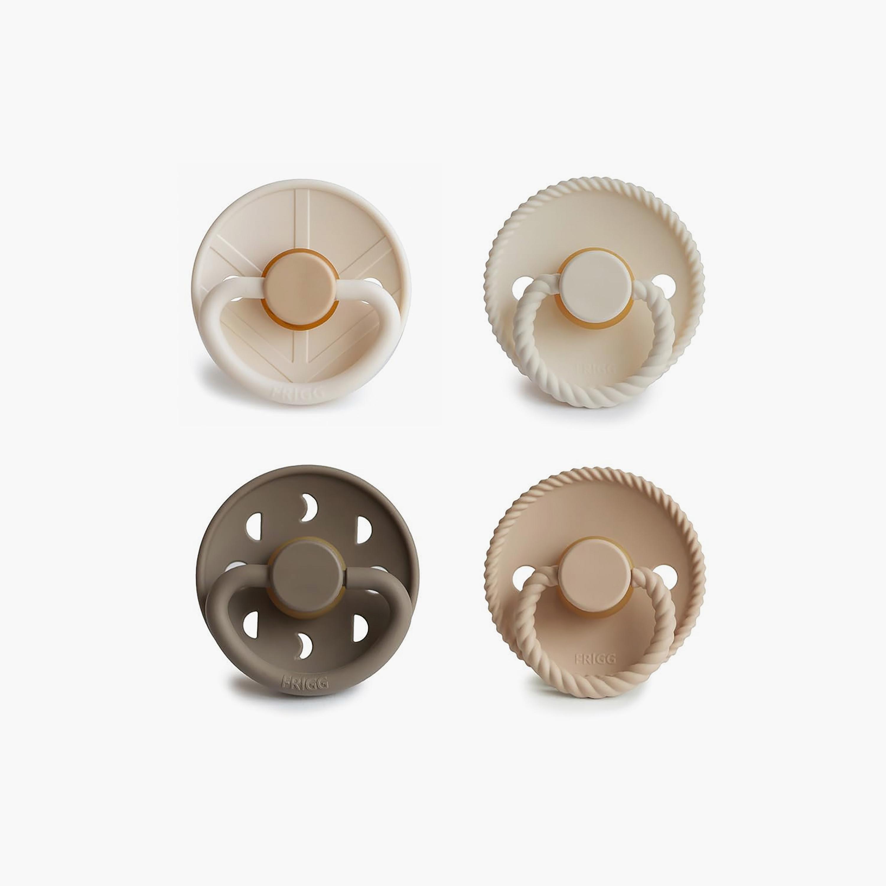 FRIGG 4-Piece Round Latex Pacifier - Size 1-baby-feeding-pacifiers-image-1