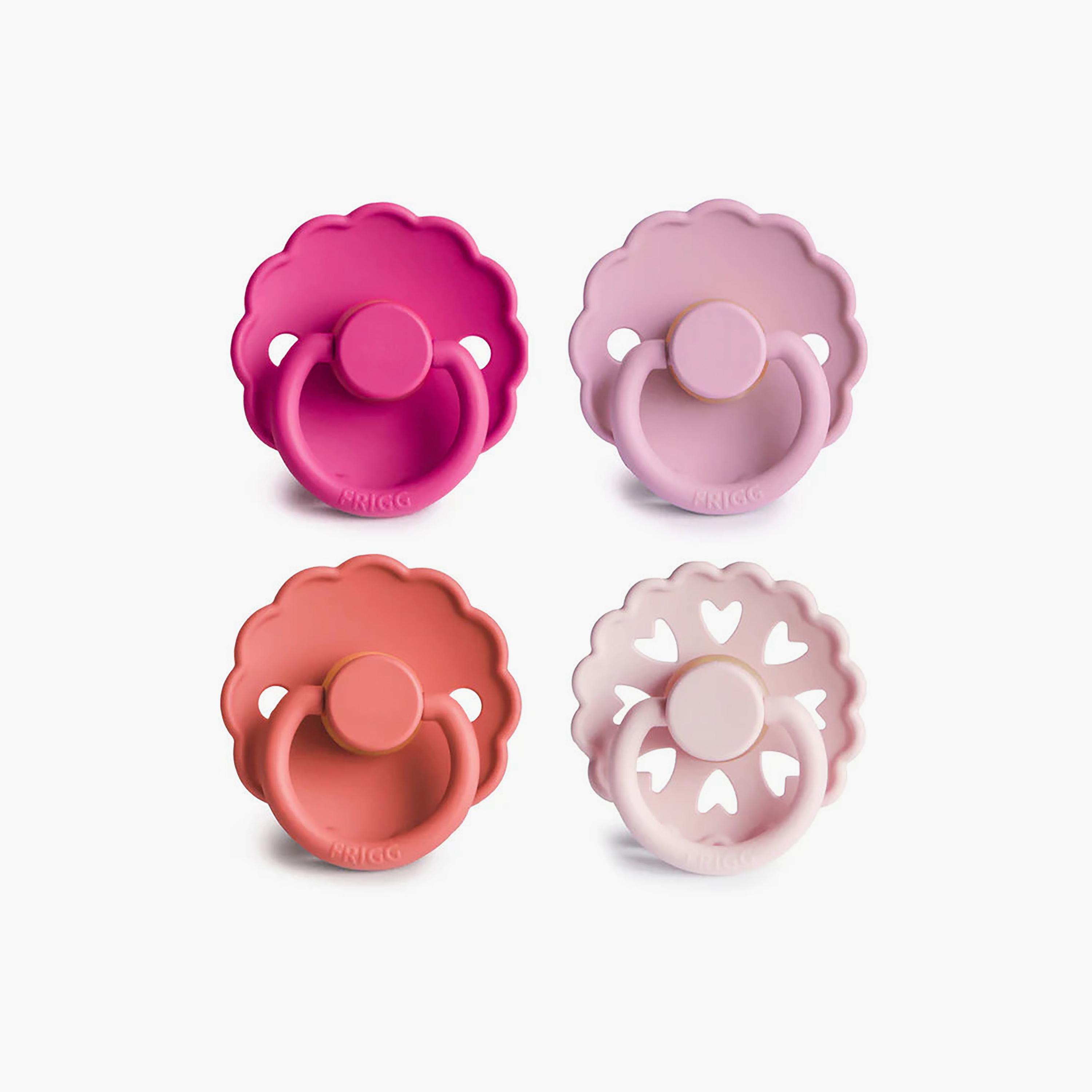 FRIGG 4-Piece Round Latex Pacifier - Size 2-baby-feeding-pacifiers-image-1