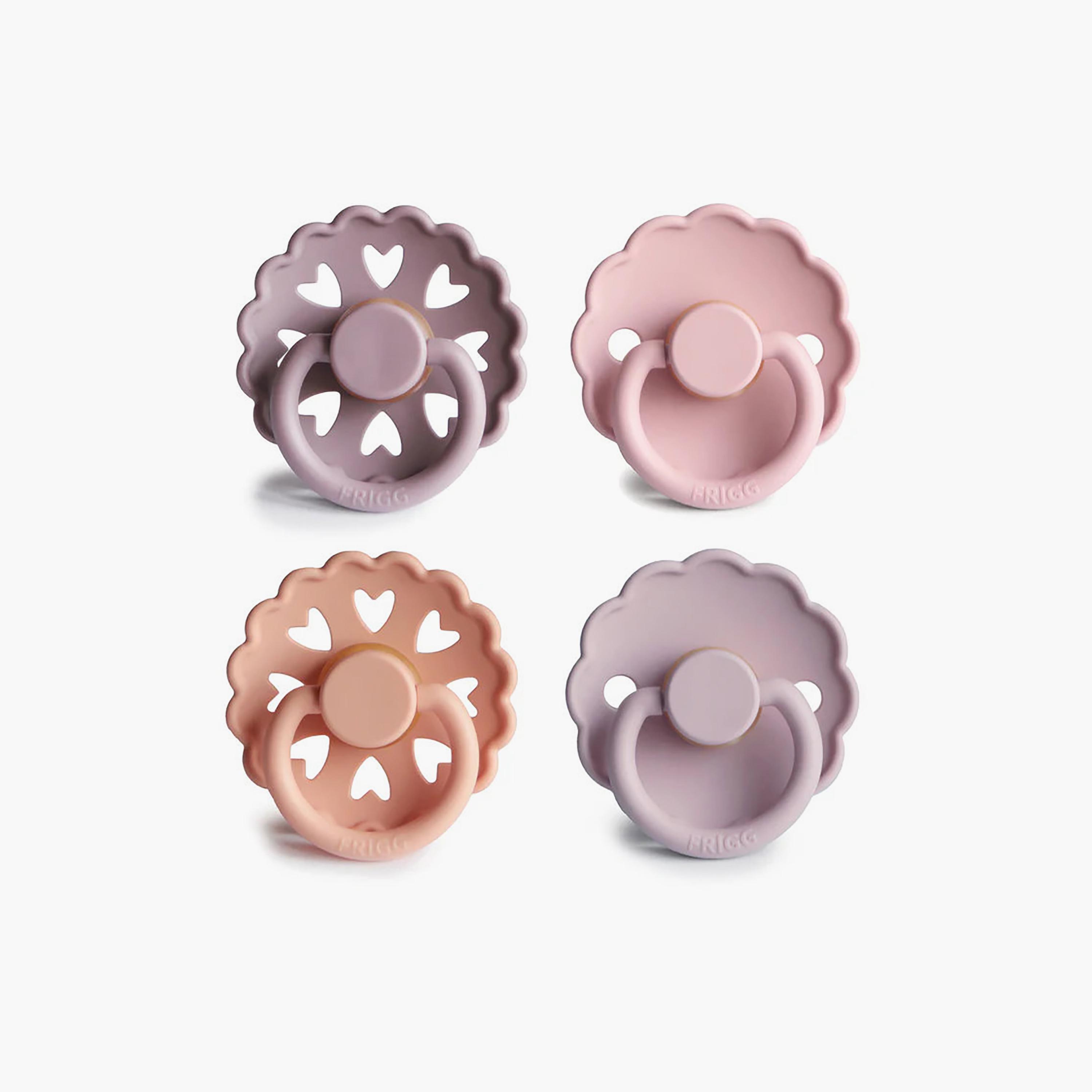 FRIGG 4-Piece Round Latex Pacifier - Size 2-baby-feeding-pacifiers-image-1