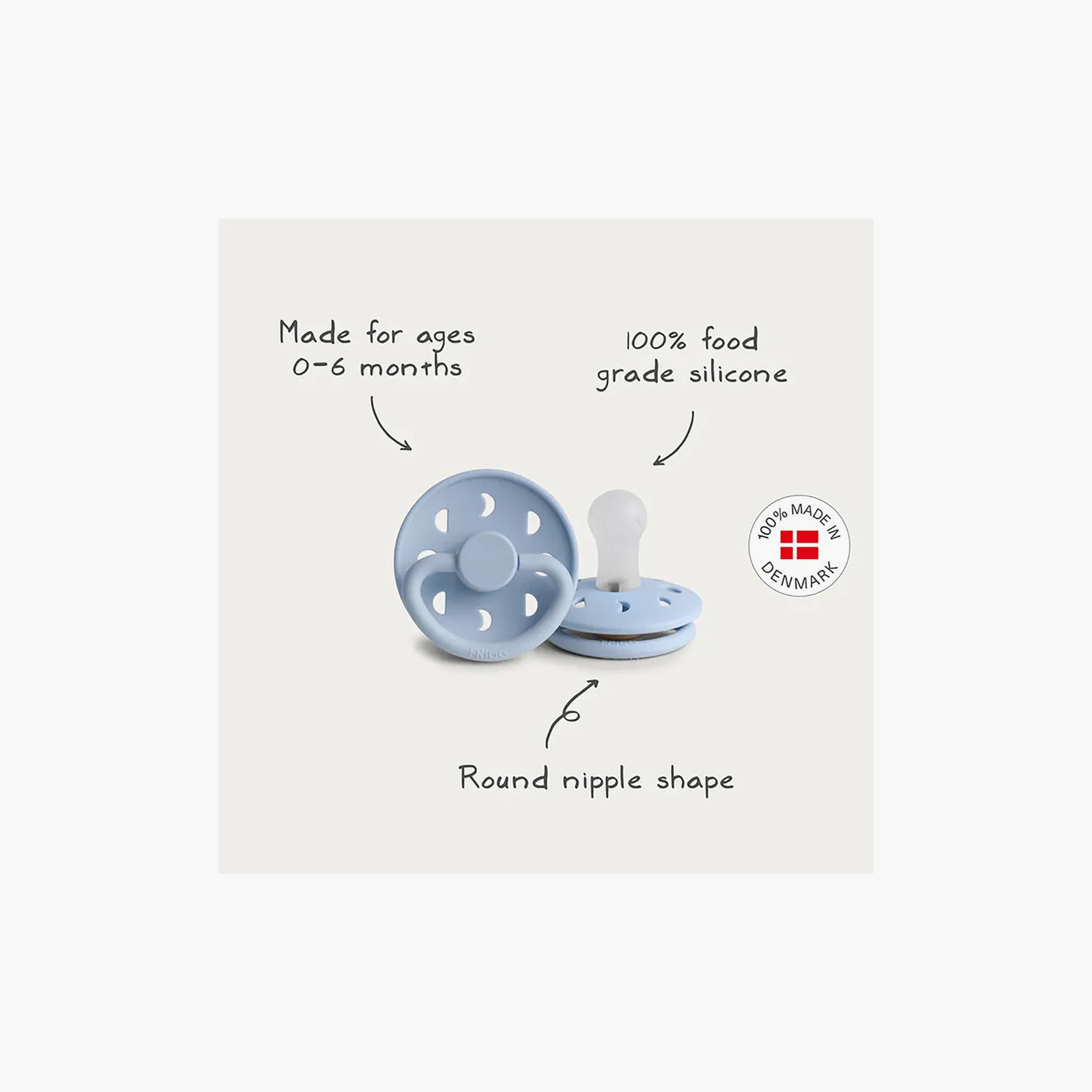 FRIGG 4-Piece Round Silicone Pacifier - Size 1-baby-feeding-pacifiers-image-3