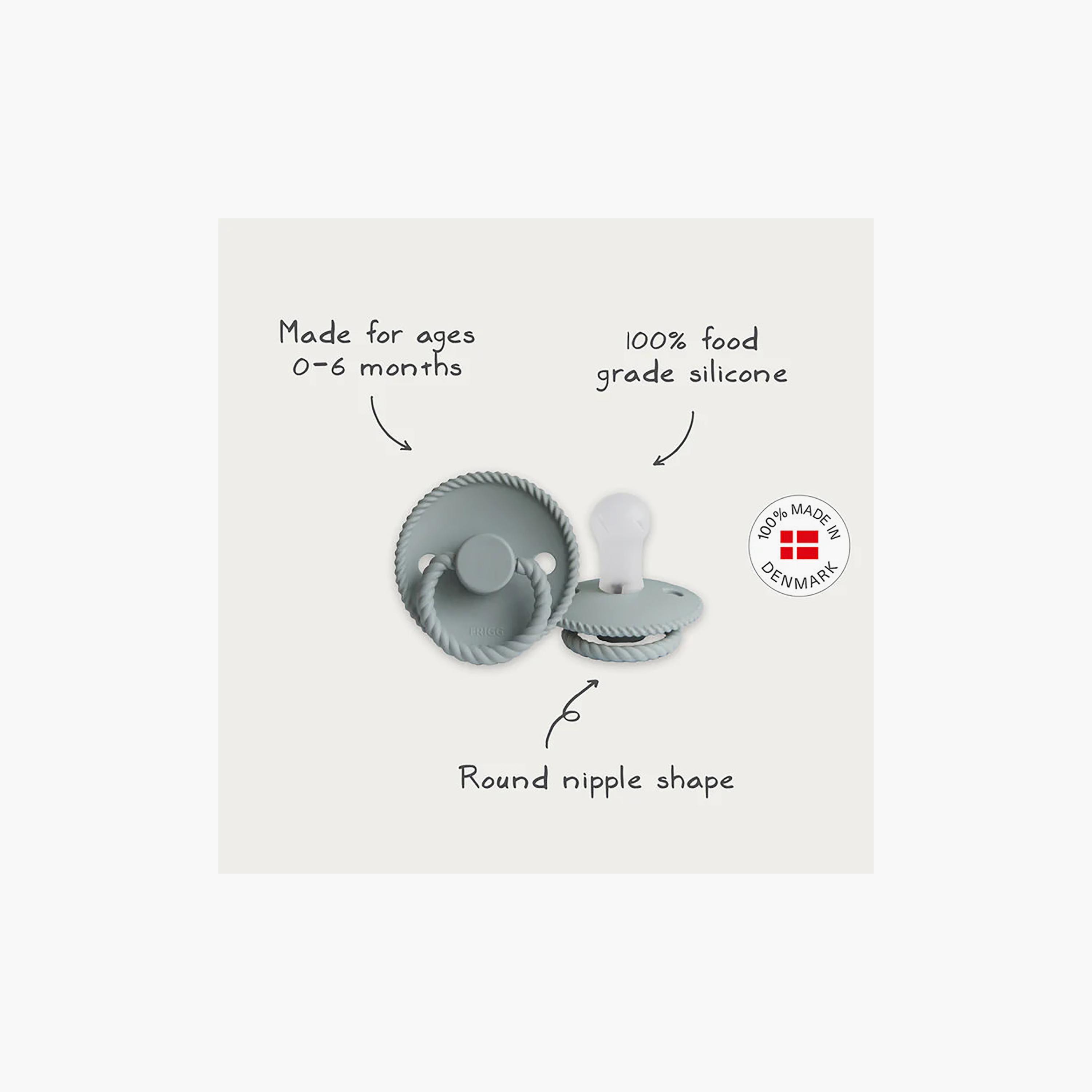 FRIGG 4-Piece Round Silicone Pacifier - Size 1-baby-feeding-pacifiers-image-4