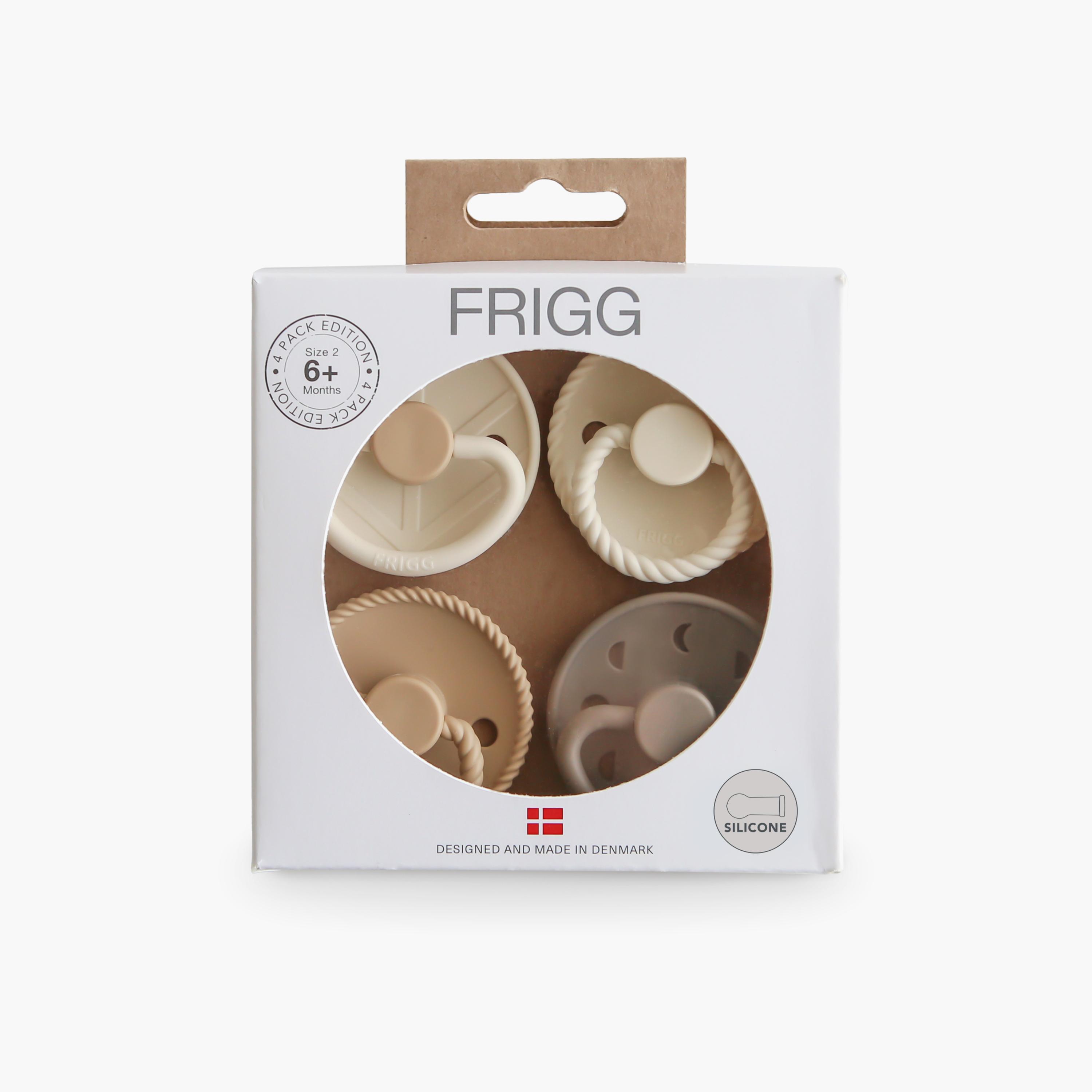 Frigg 4-Piece Round Silicone Baby Pacifier - Crystal Sparkle - Size 2-baby-feeding-pacifiers-image-2