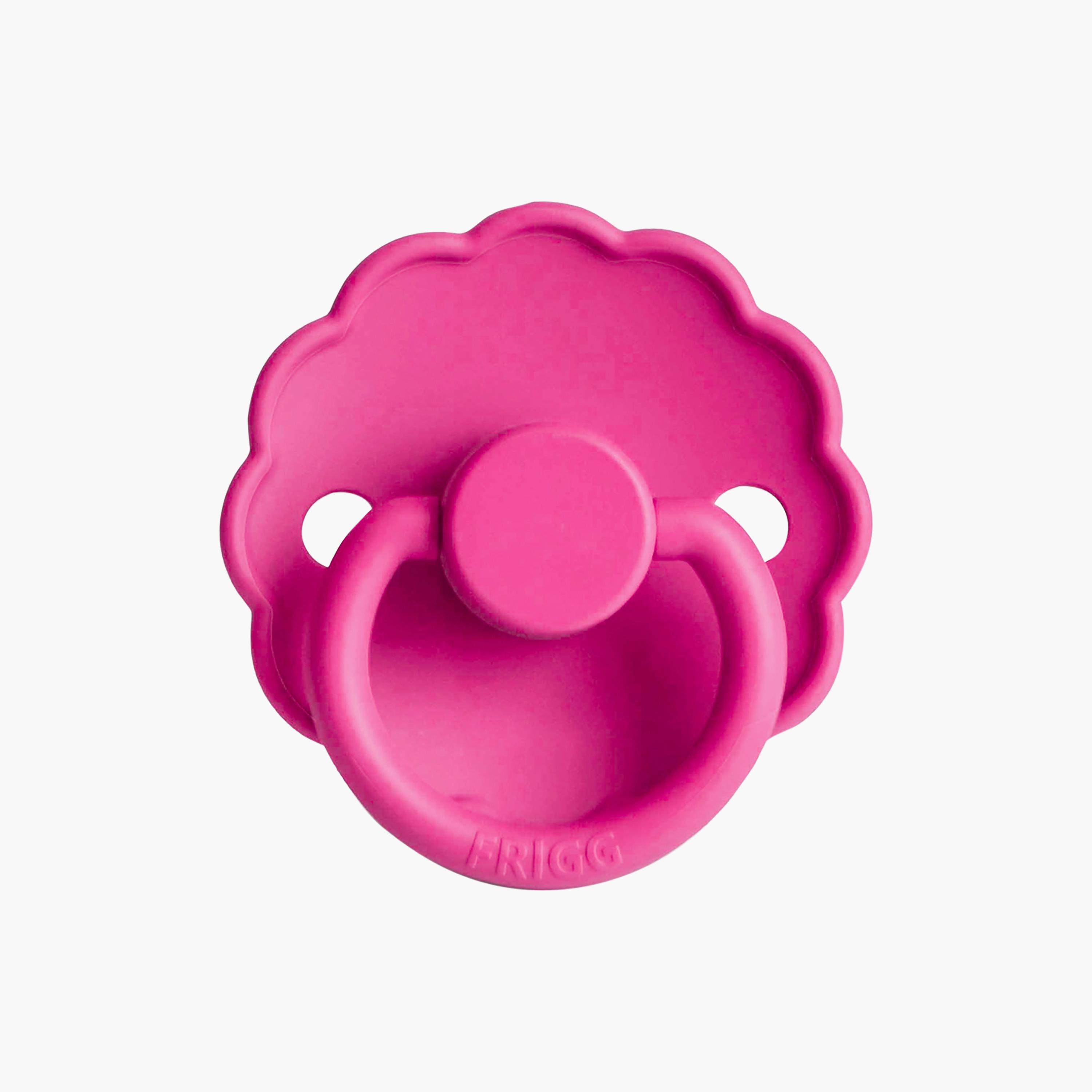 Frigg 4-Piece Round Silicone Baby Pacifier - Rosy Romance - Size 2-baby-feeding-pacifiers-image-2