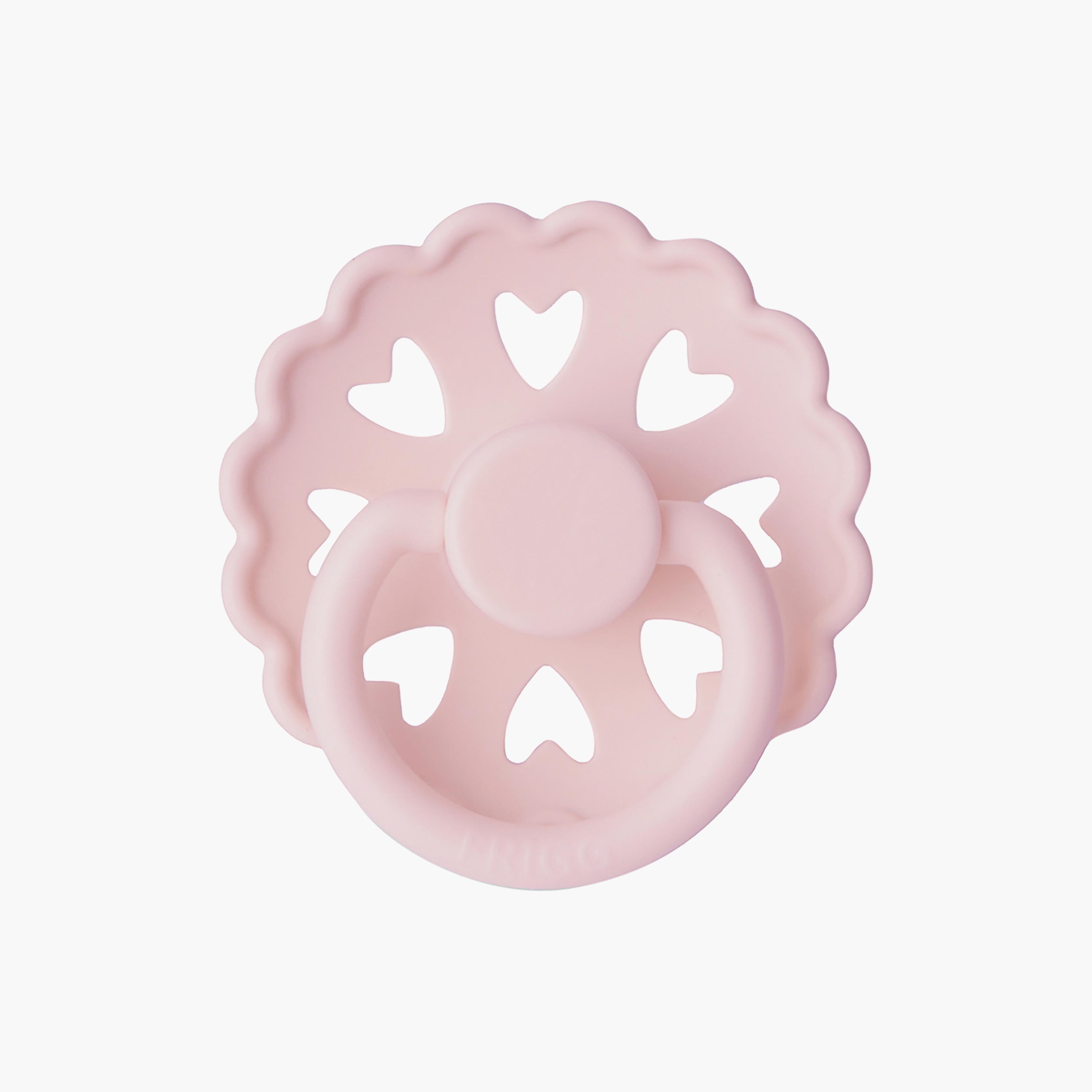 Frigg 4-Piece Round Silicone Baby Pacifier - Rosy Romance - Size 2-baby-feeding-pacifiers-image-5