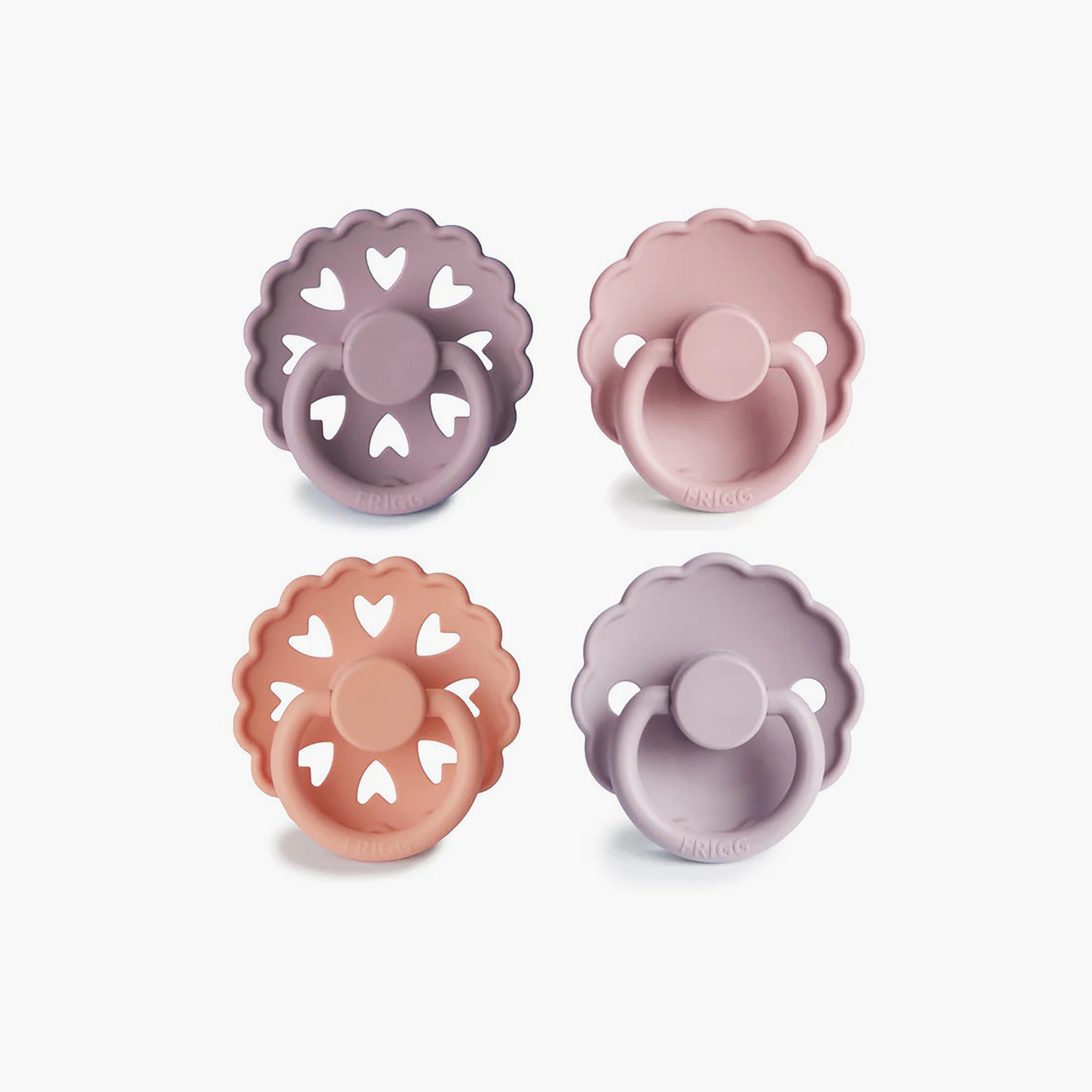 FRIGG 4-Piece Round Silicone Pacifier - Size 1-baby-feeding-pacifiers-image-1