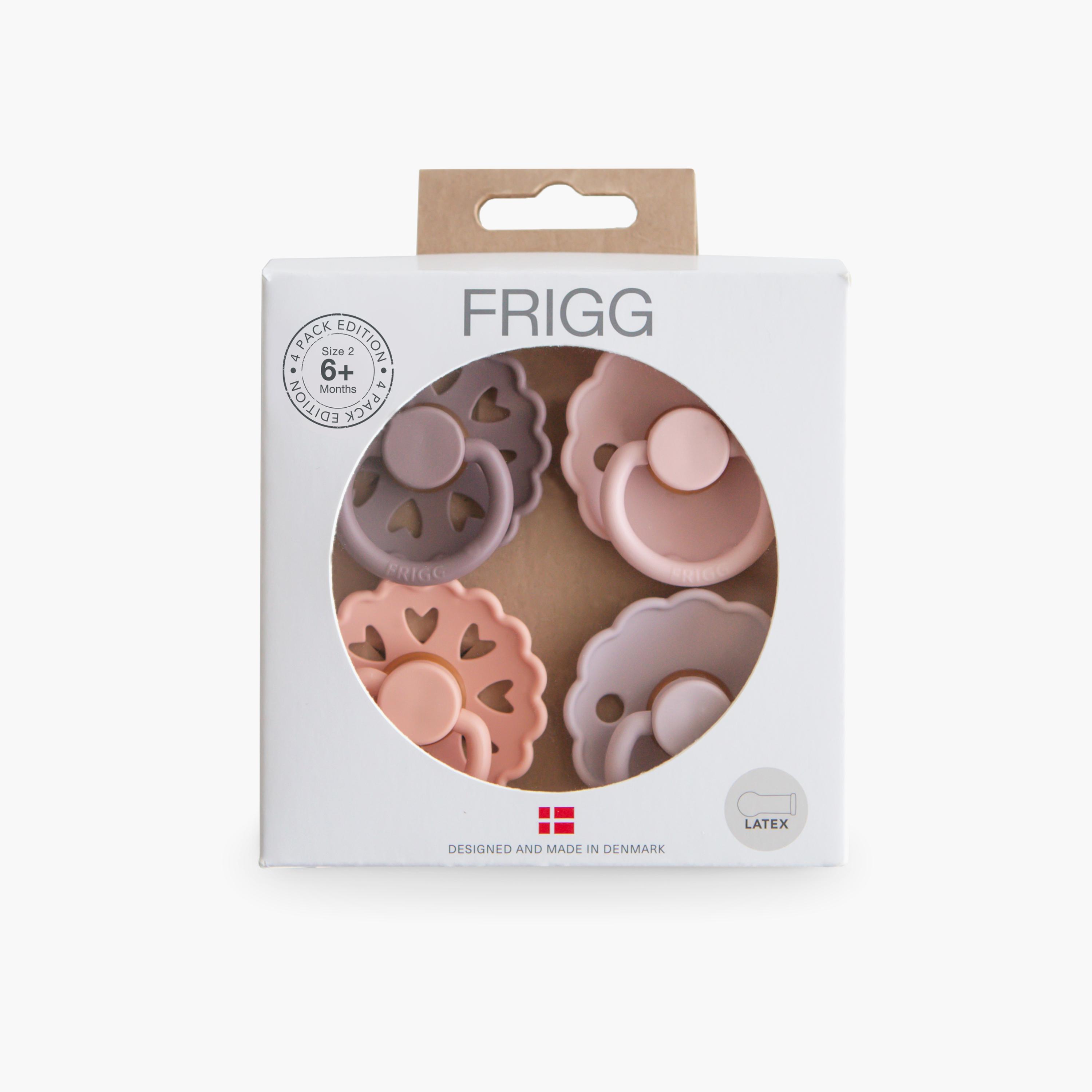 Frigg 4-Piece Round Silicone Baby Pacifier - Sunset Bliss - Size 2-baby-feeding-pacifiers-image-2