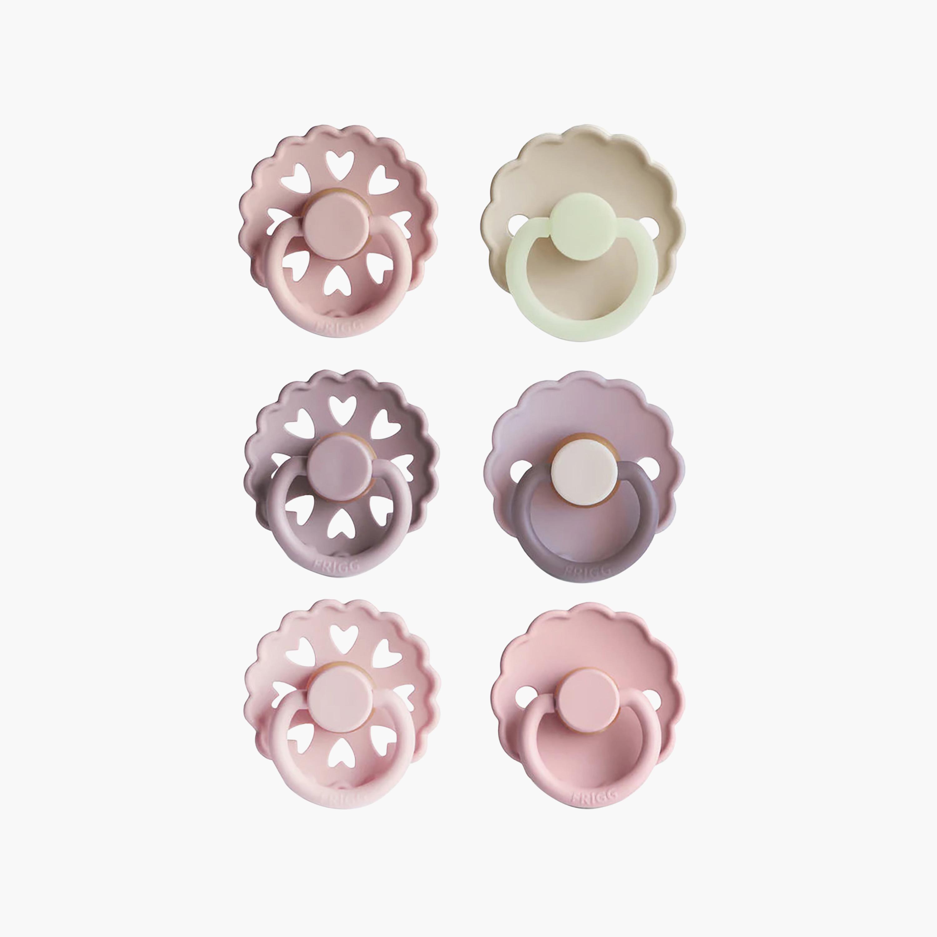 FRIGG 6-Piece Round Silicone Pacifier - Size 2-baby-feeding-pacifiers-image-1