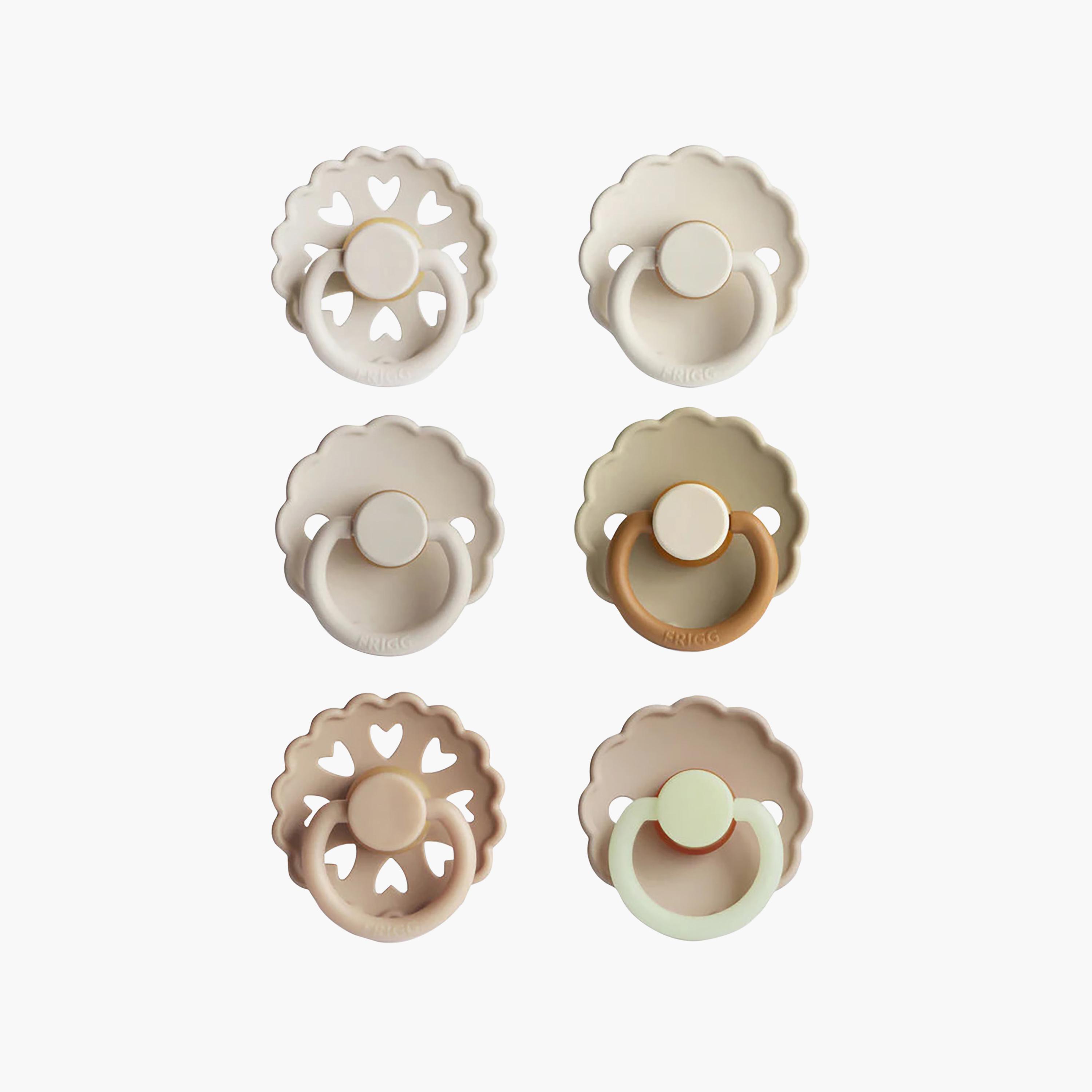 FRIGG 6-Piece Round Silicone Pacifier - Size 2-baby-feeding-pacifiers-image-1