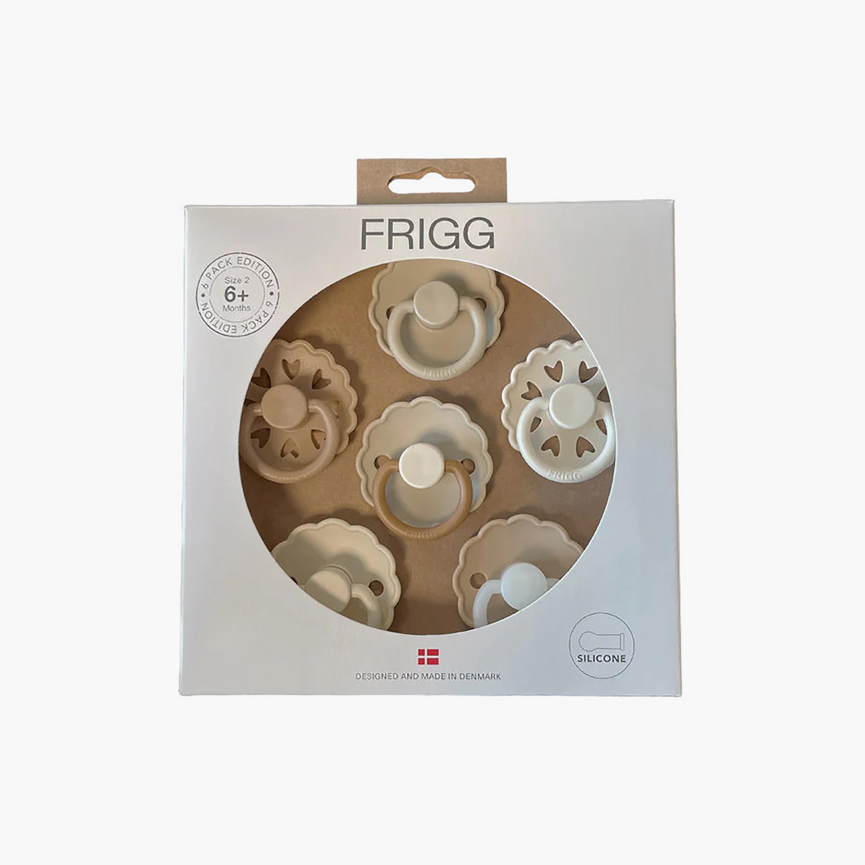 FRIGG 6-Piece Round Silicone Pacifier - Size 2-baby-feeding-pacifiers-image-6