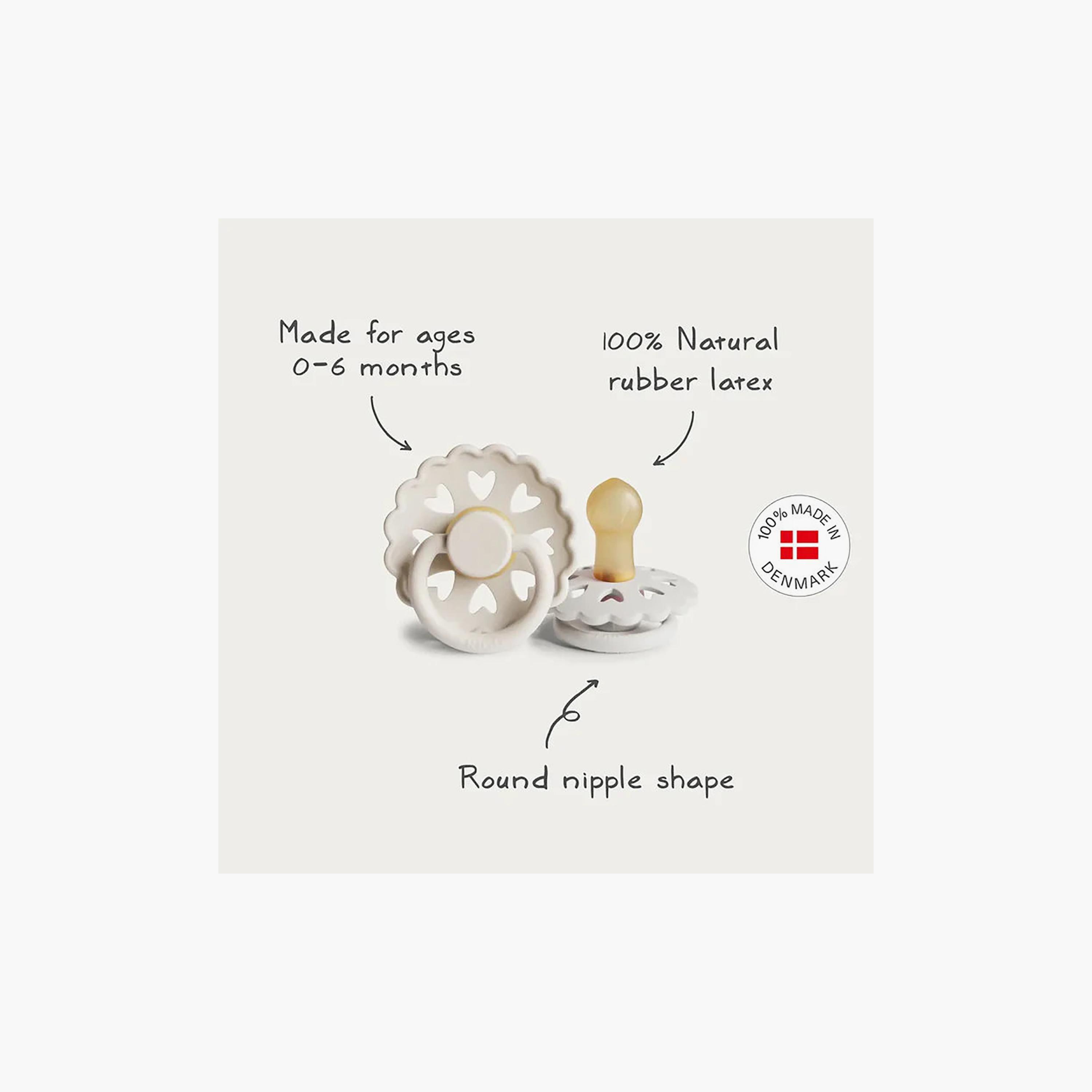 لهاية فريج راوند لاتكس مكونة من 6 قطع - مقاس 1-baby-feeding-pacifiers-image-3