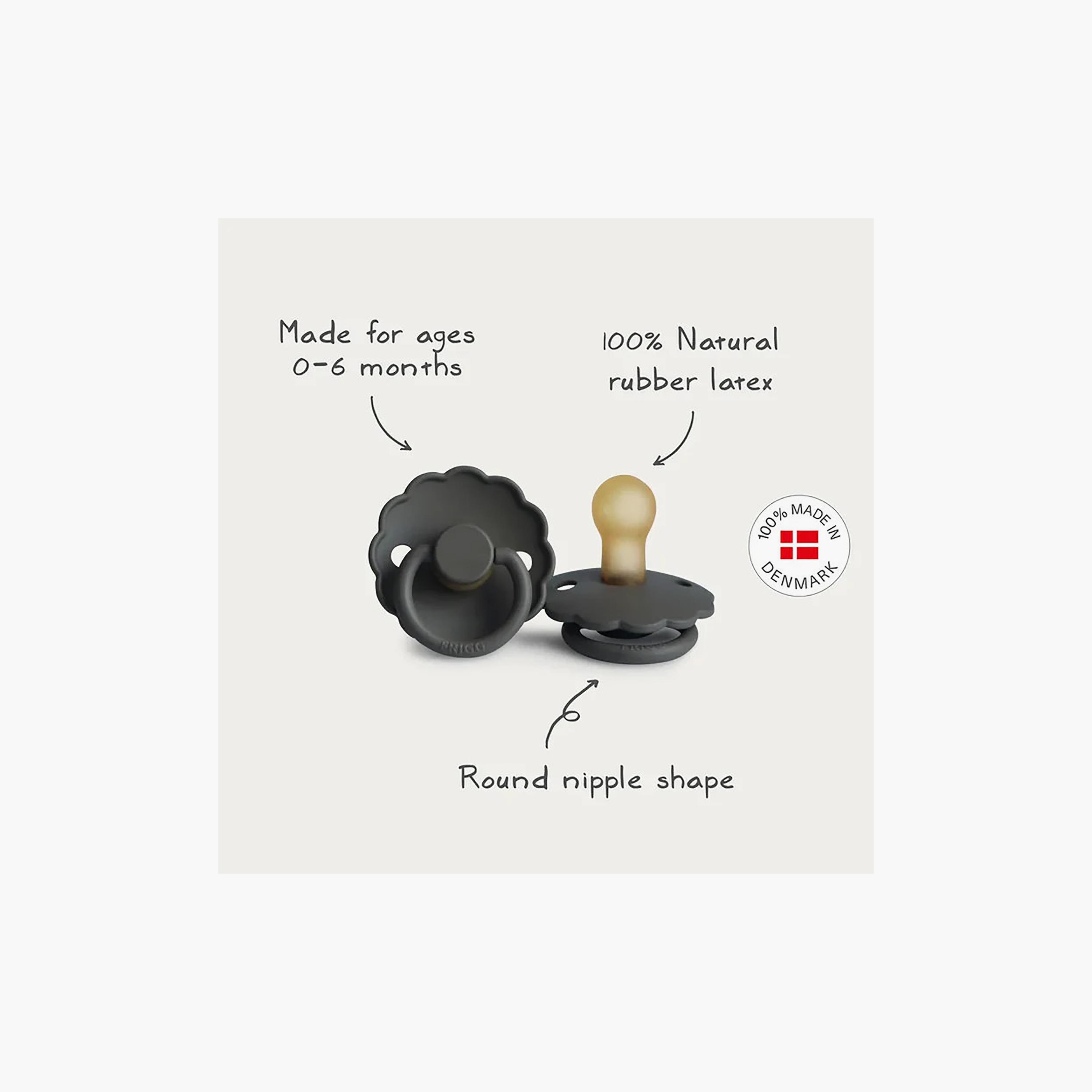 FRIGG 6-Piece Round Latex Pacifier - Size 1-baby-feeding-pacifiers-image-4
