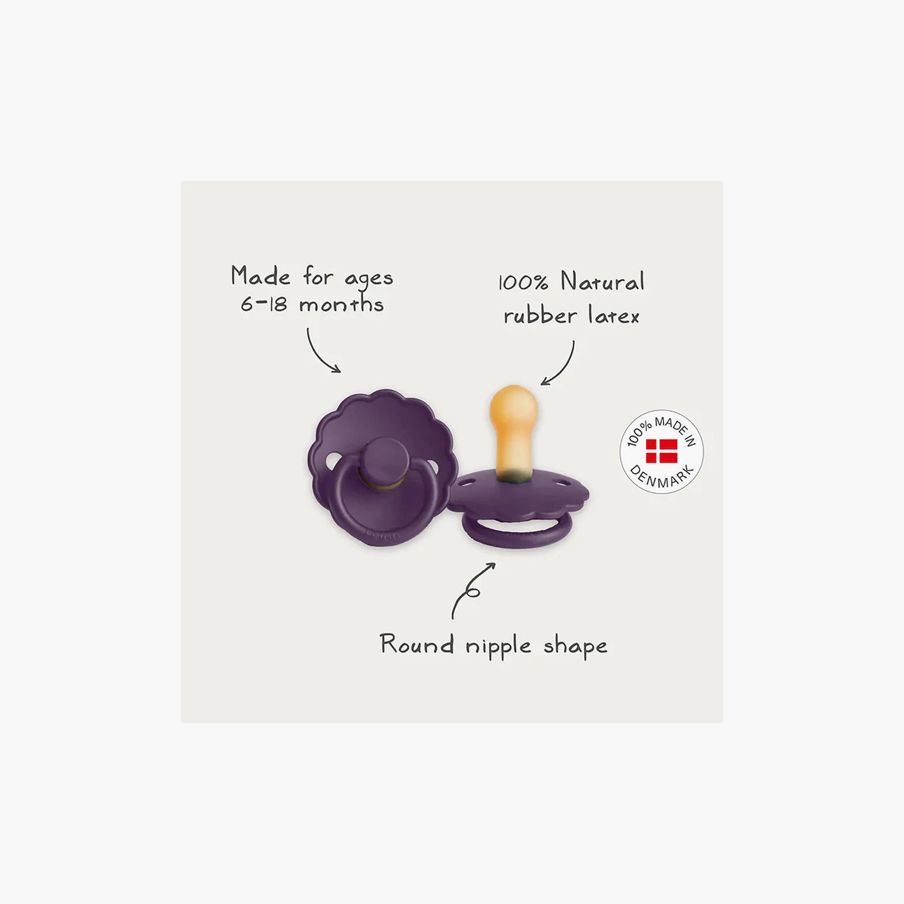 FRIGG 6-Piece Round Latex Pacifier - Size 2-baby-feeding-pacifiers-image-4