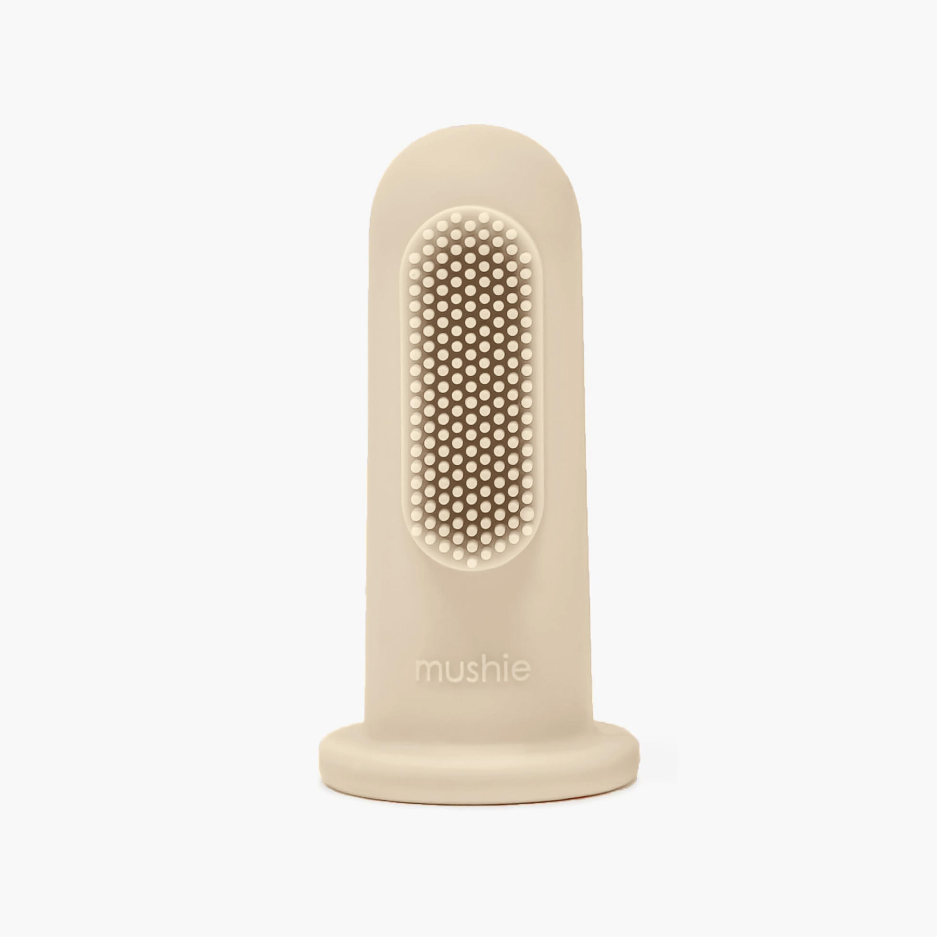 Mushie 2-Piece Finger Toothbrush Blush-baby-bathandcare-oralcare-teethanddentalcare-image-5