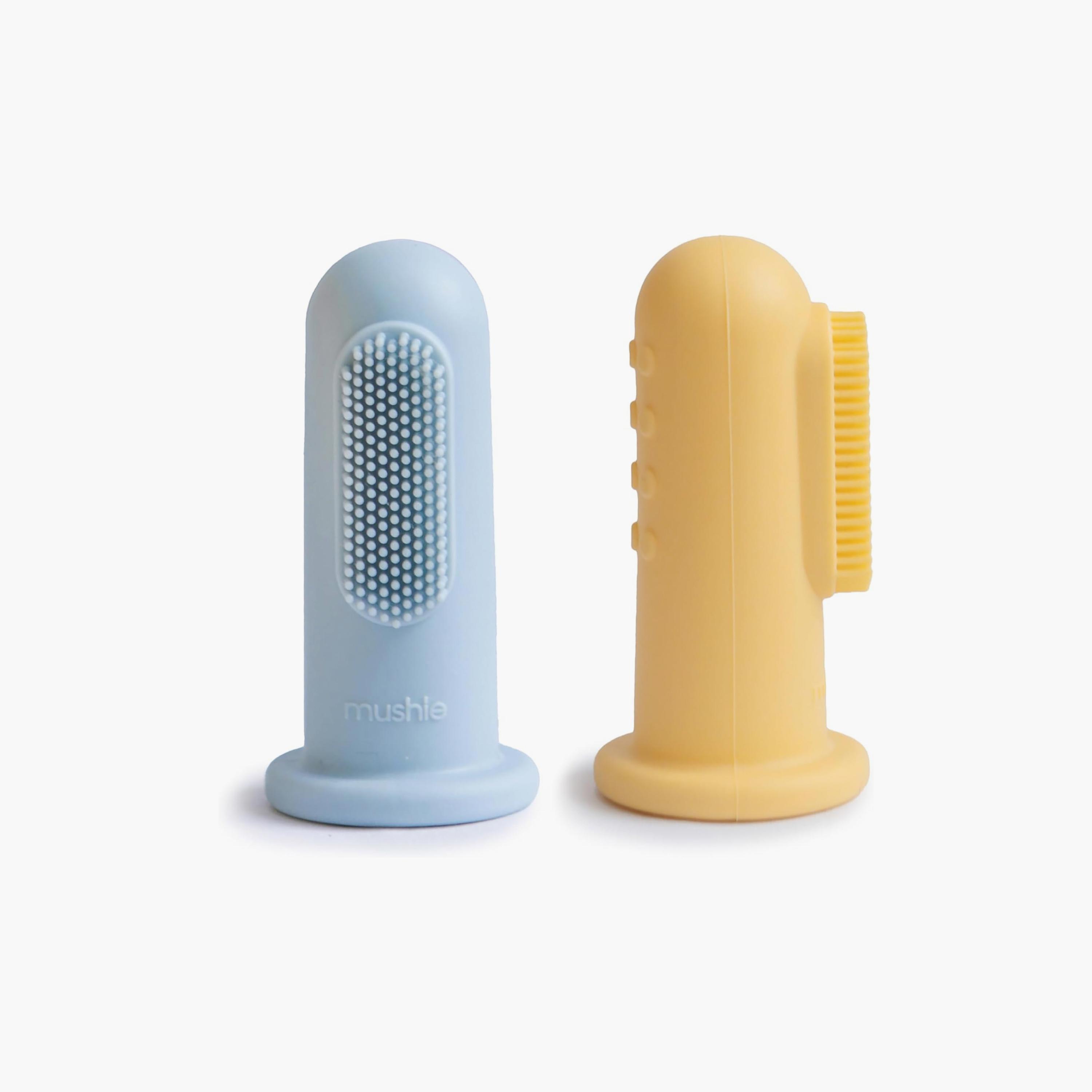 Mushie 2-Piece Finger Toothbrush Blush-baby-bathandcare-oralcare-teethanddentalcare-image-4