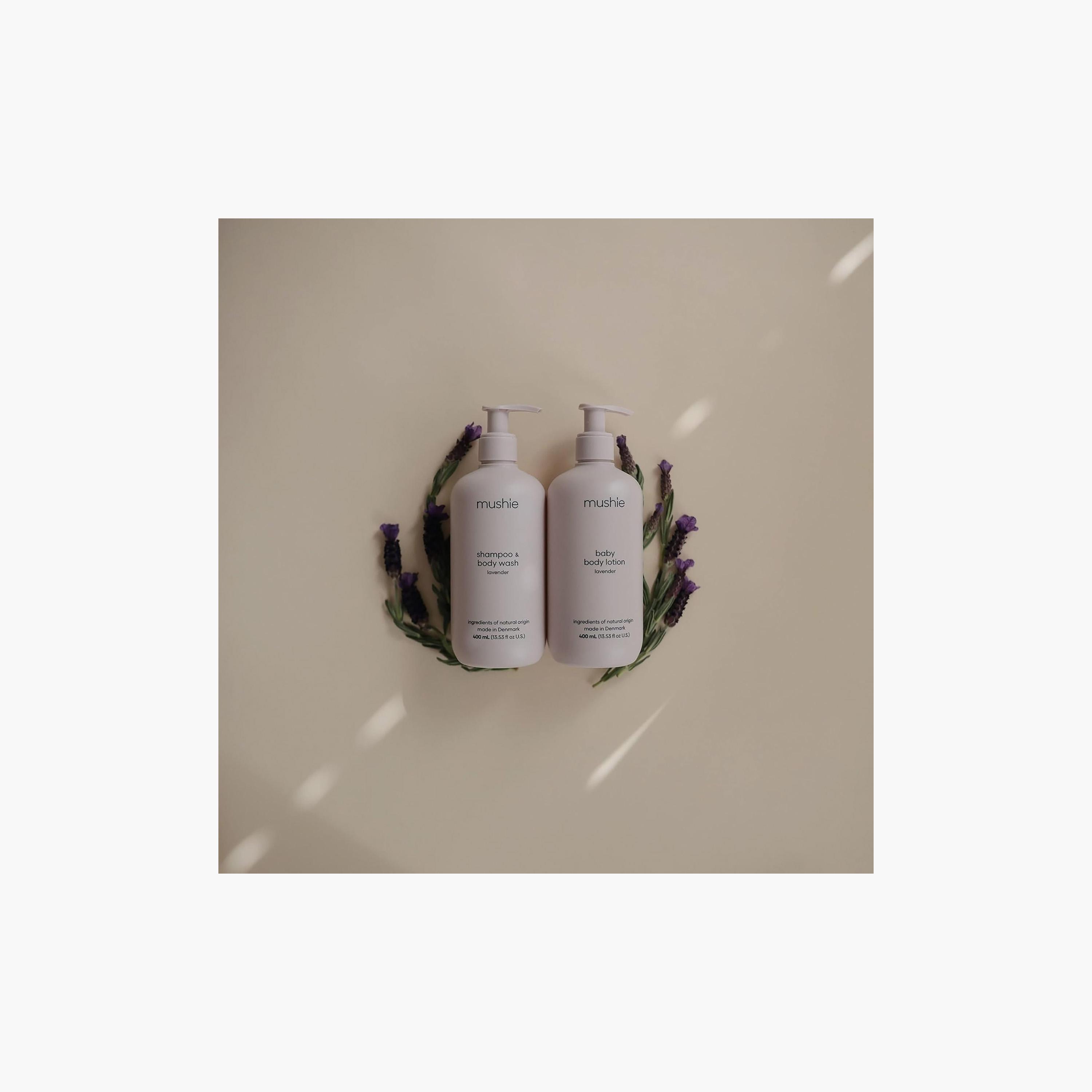 Mushie Baby Shampoo & Body Wash Lavender - 400 ml-baby-bathandcare-hairbodyskincare-shampooandconditioner-image-2