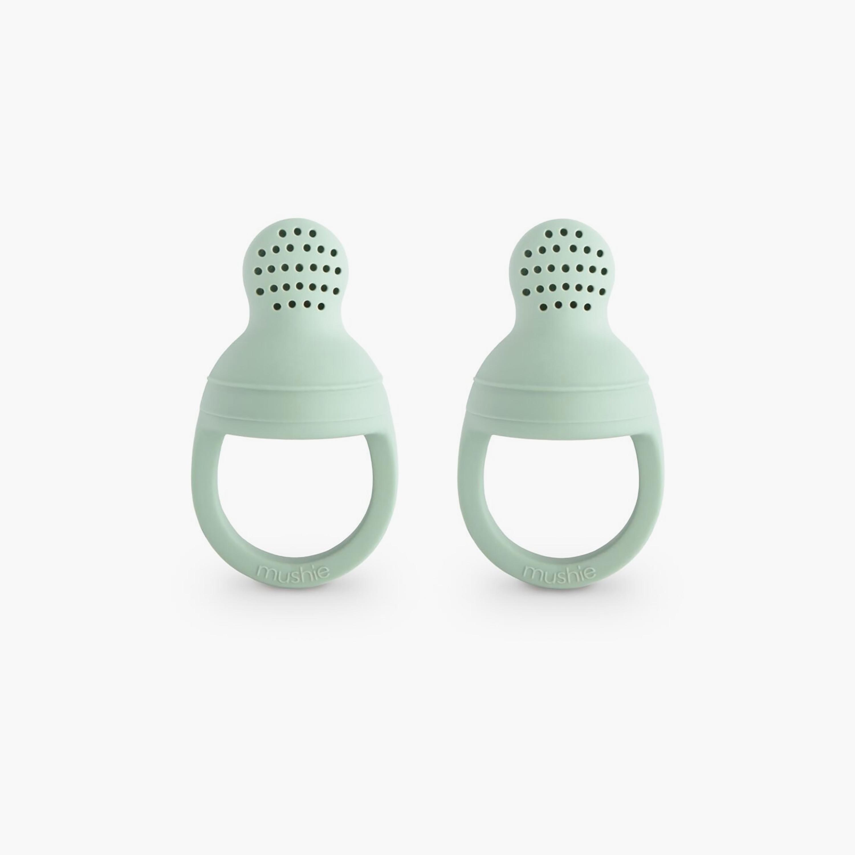 Mushie 2-Piece Silicone Fresh Food Feeder-baby-feeding-mealtimeessentials-image-1