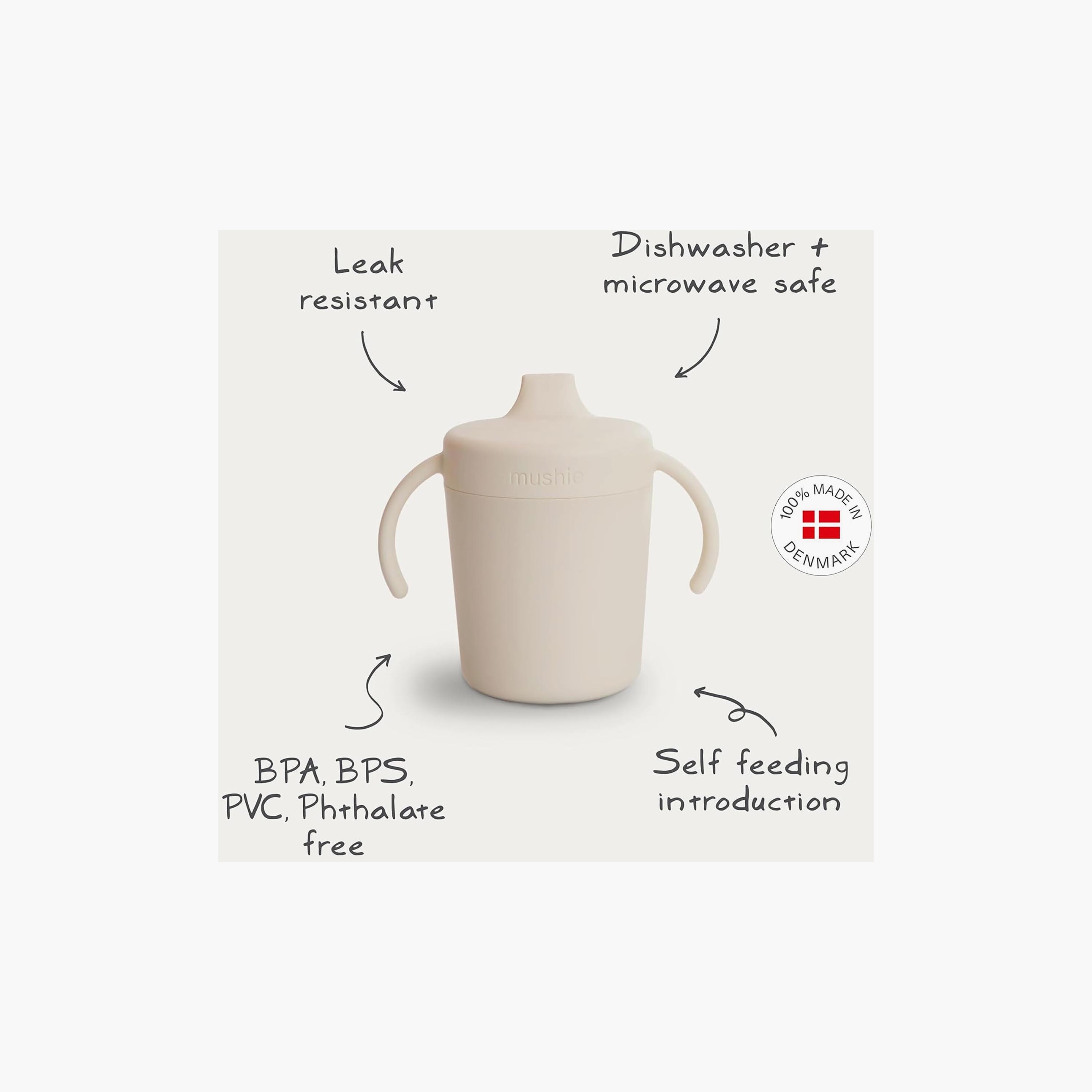 Mushie Dual Handle Trainer Sippy Cup with Lid-baby-feeding-mealtimeessentials-image-8