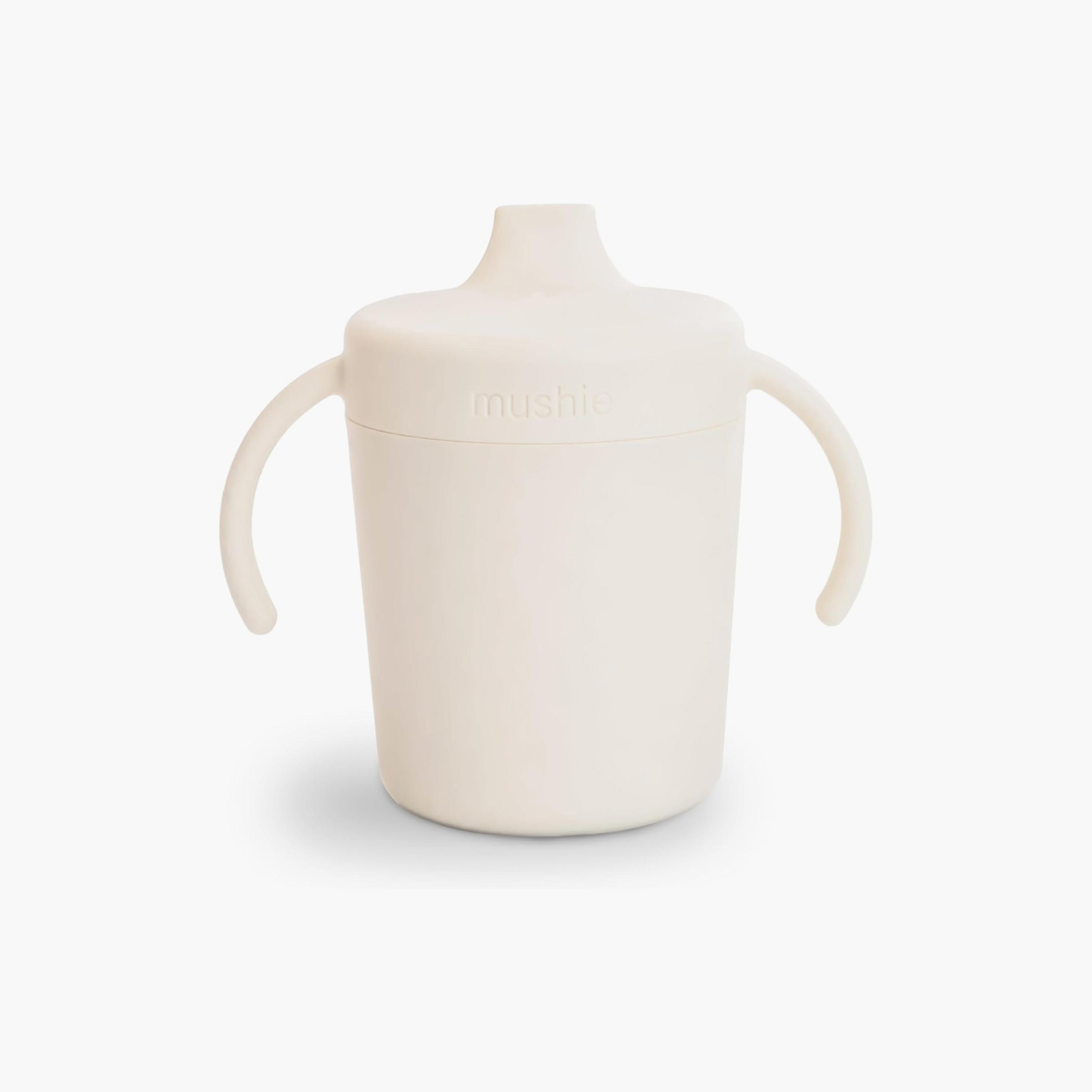 Mushie Dual Handle Trainer Sippy Cup with Lid-baby-feeding-mealtimeessentials-image-1