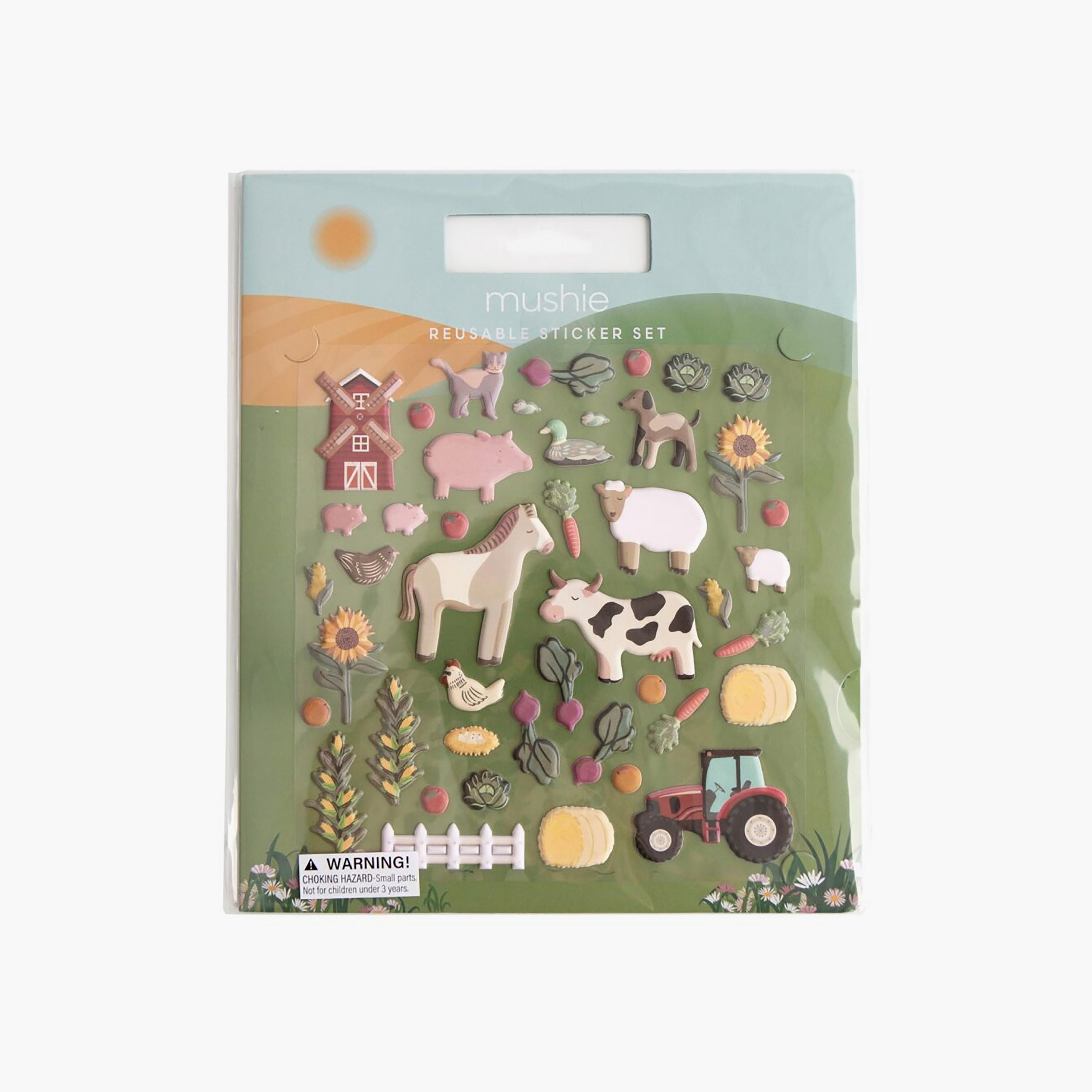 Mushie ​Farm Reusable Sticker Set-school-artsandcrafts-image-4