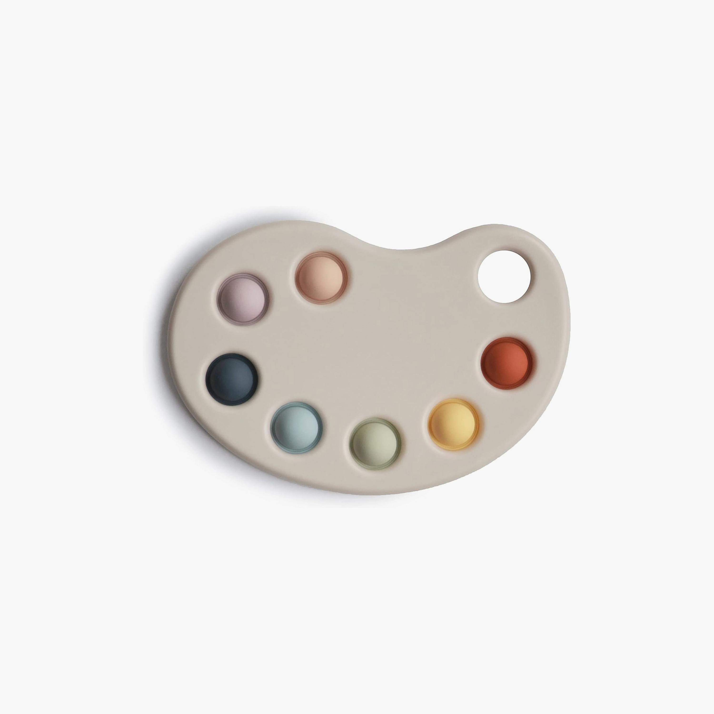 Mushie Paint Palette Press Toy-toys-babyandtoddlertoys-learningtoys-image-1