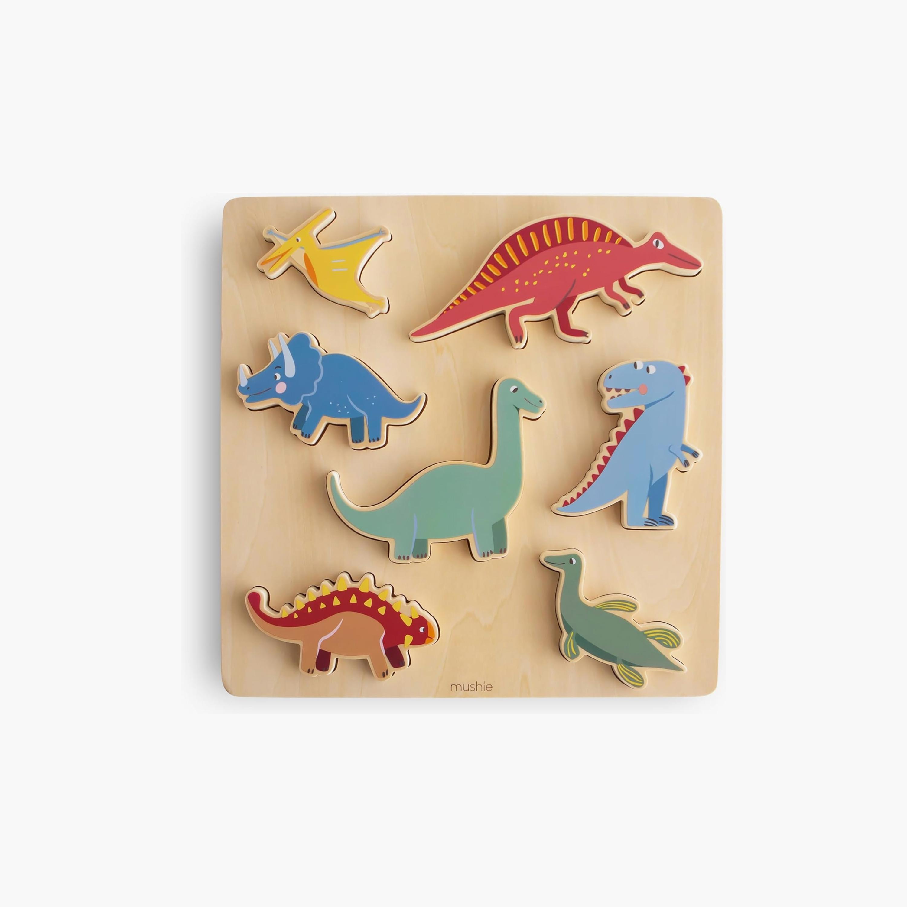Mushie Wooden Dinosaur Puzzle-toys-indoortoys-puzzles-image-1