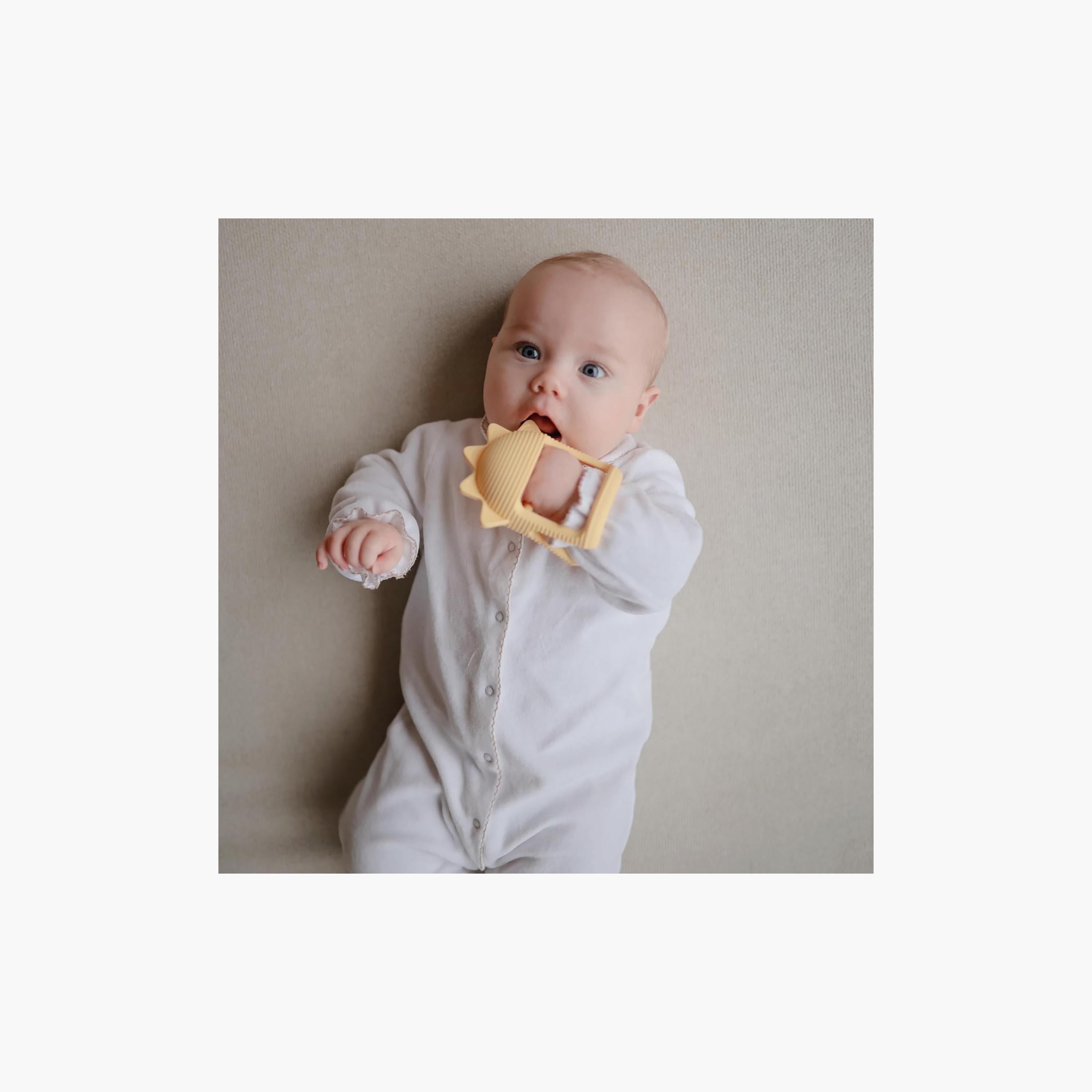 Mushie No-Drop Sun Teether Toy-baby-feeding-teethers-image-4