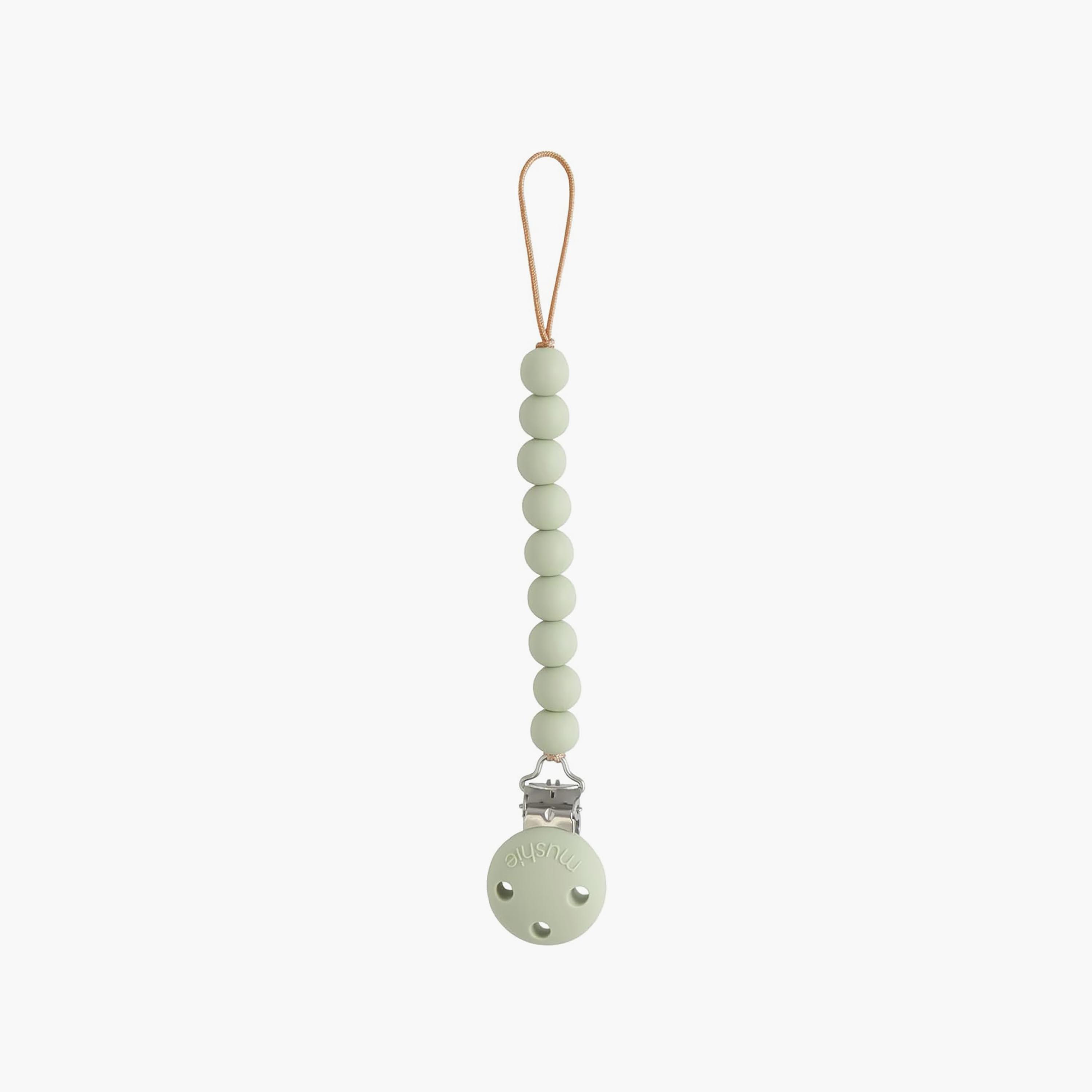 Mushie Silicone Pacifier Clip-baby-feeding-pacifiers-image-1