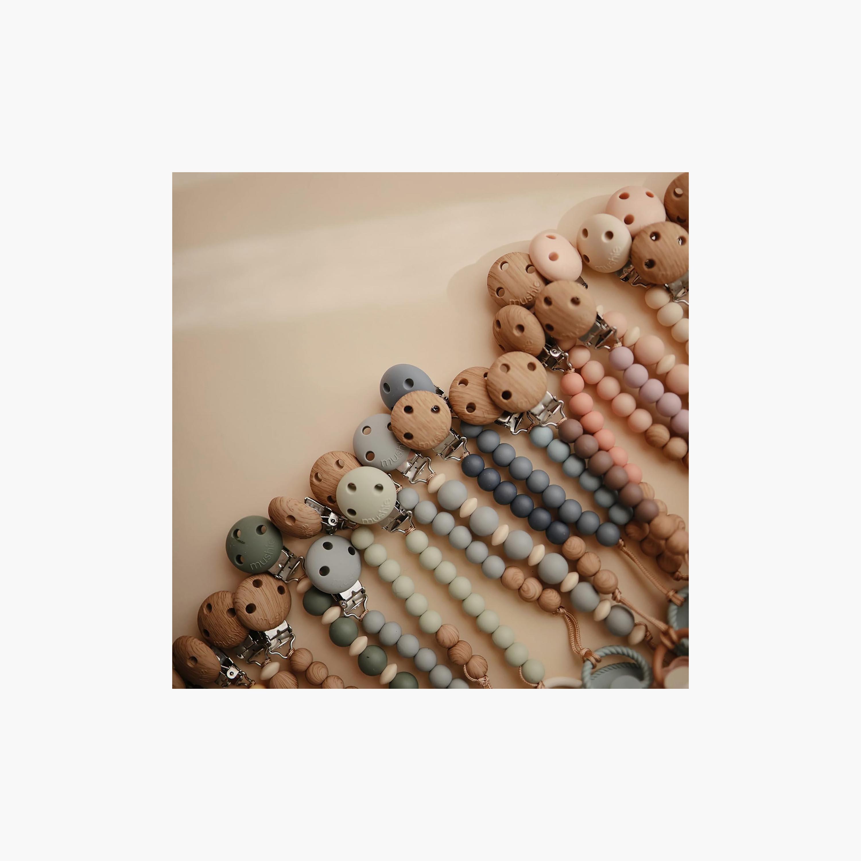 Mushie Silicone Pacifier Clip-baby-feeding-pacifiers-image-7