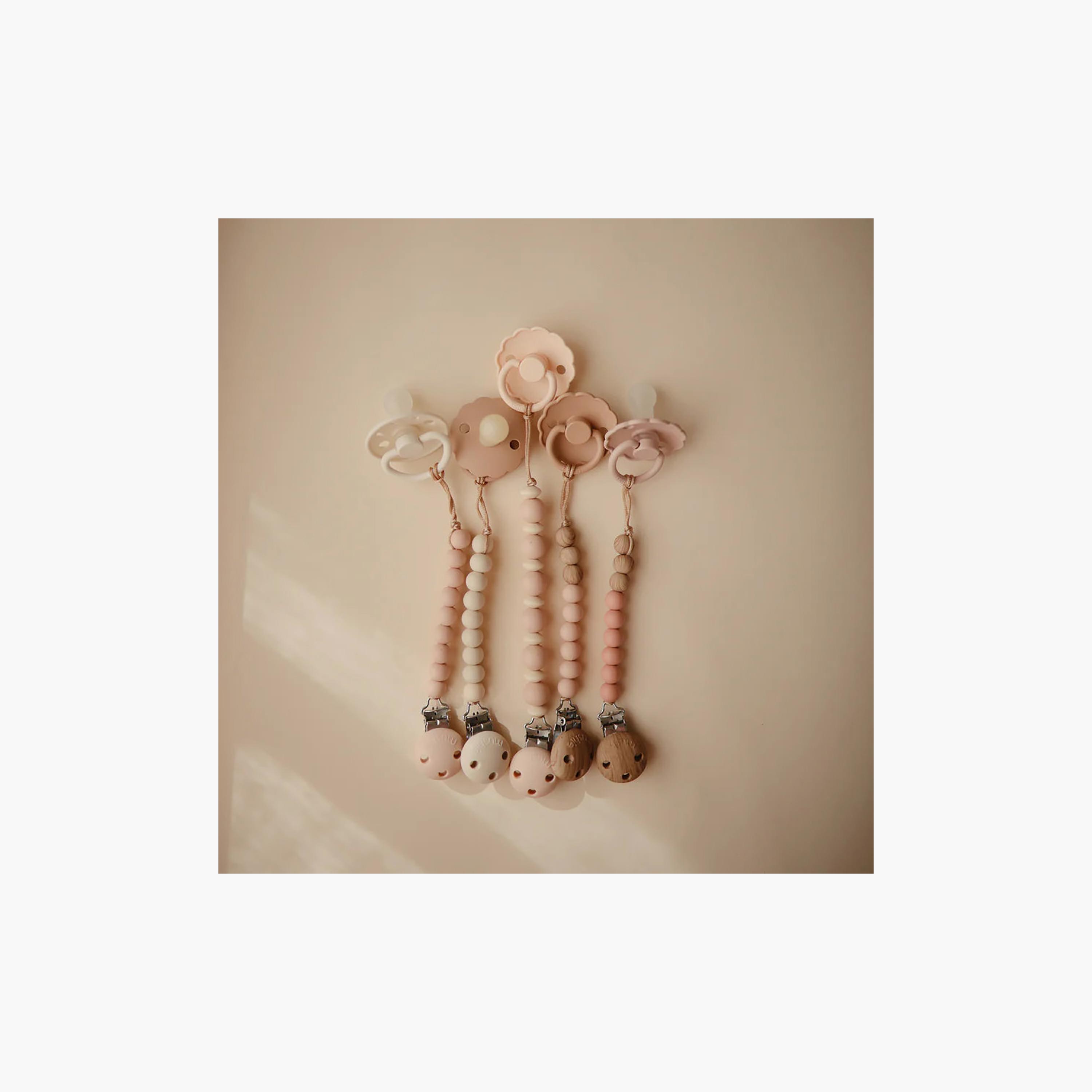 Mushie Silicone Pacifier Clip-baby-feeding-pacifiers-image-2