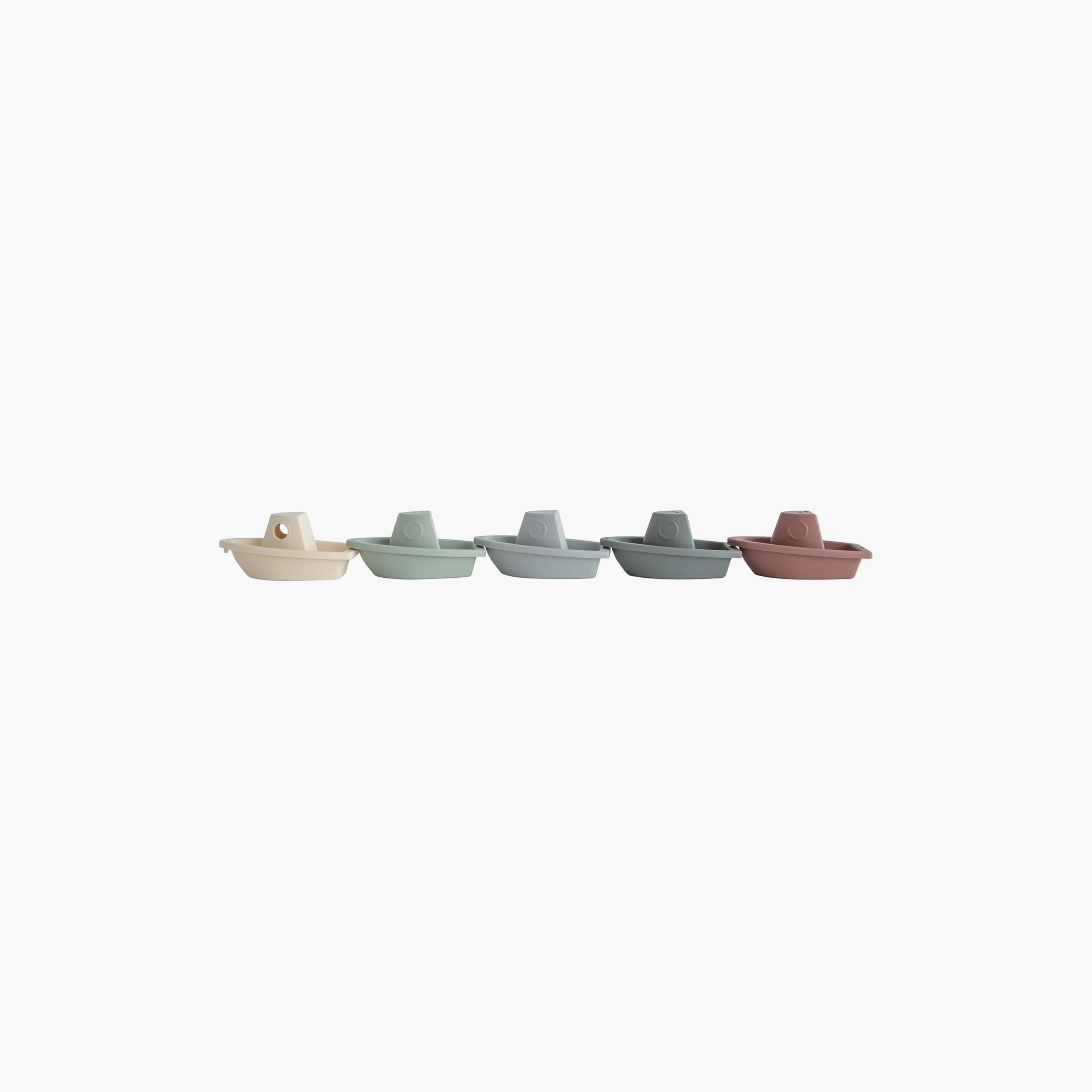 Mushie 5-Piece Bath Boats-toys-babyandtoddlertoys-bathtoys-image-2