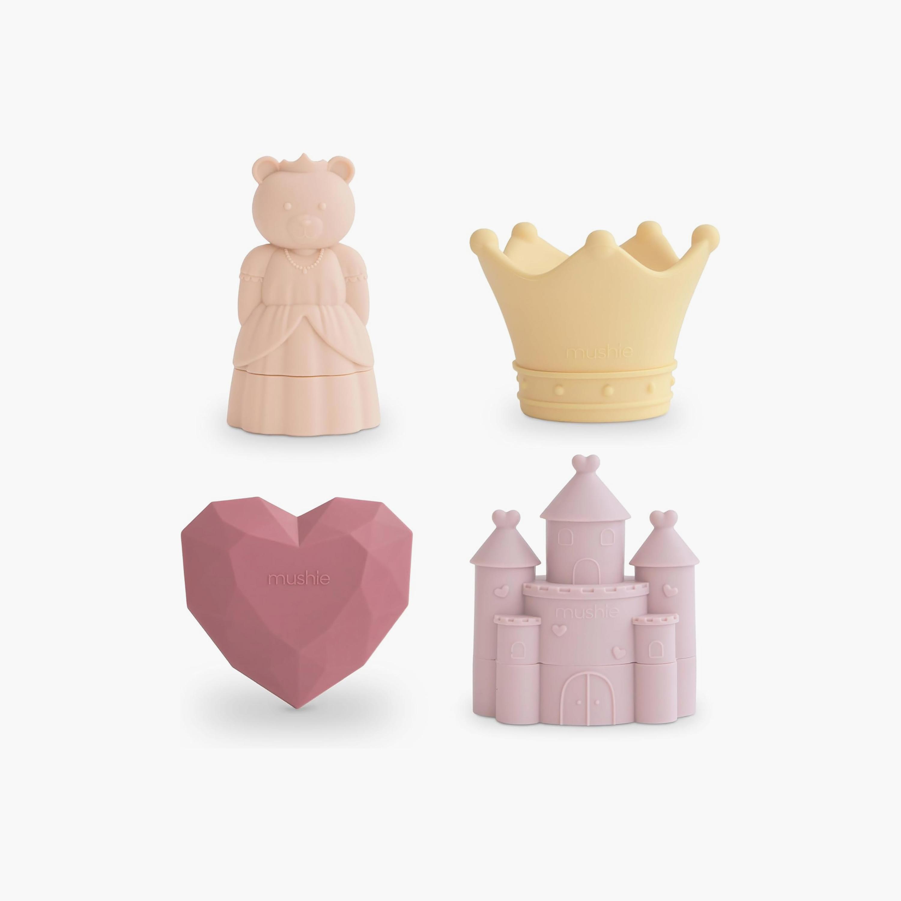 Mushie 4-Piece Princess Bath Play Set-toys-babyandtoddlertoys-bathtoys-image-1