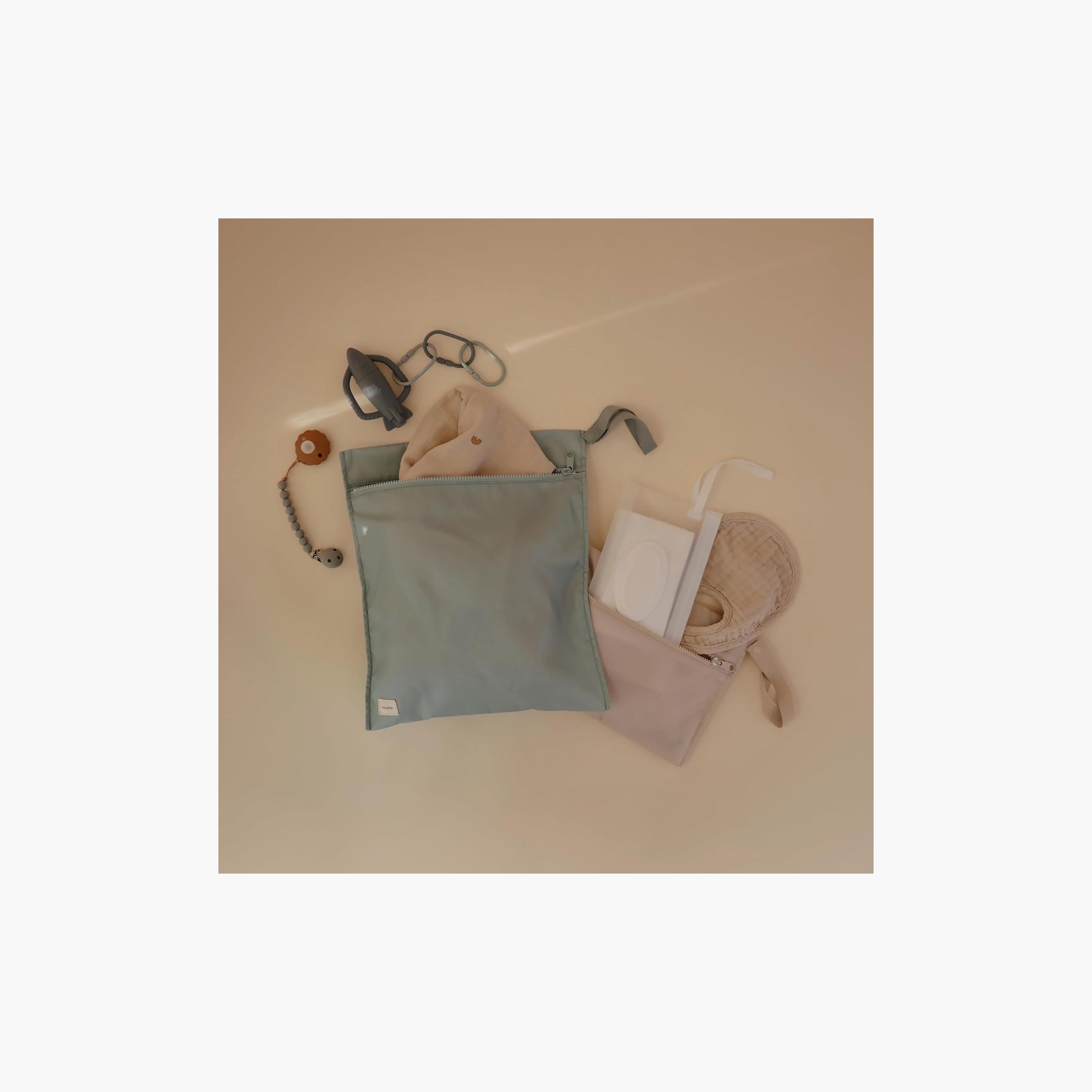 Mushie 2-Piece ​​Water Resistant Wet Bag-baby-diapering-diaperbags-image-7