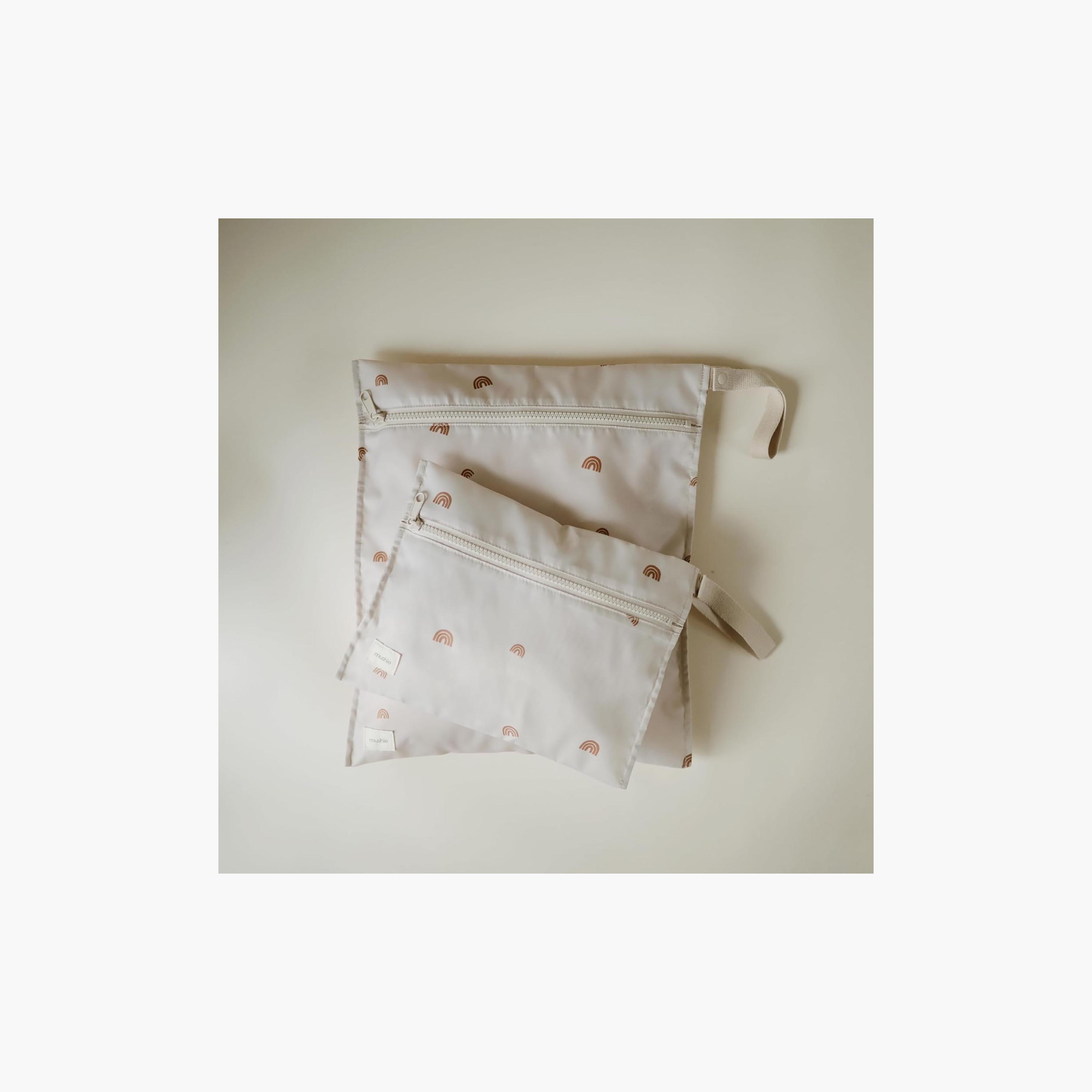 Mushie 2-Piece ​​Water Resistant Wet Bag-baby-diapering-diaperbags-image-2