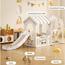 Full Joy Dream House Kids Playhouse with Slide and Swing-InfluencerCodes_Ramadan26_All_20012026-image-4