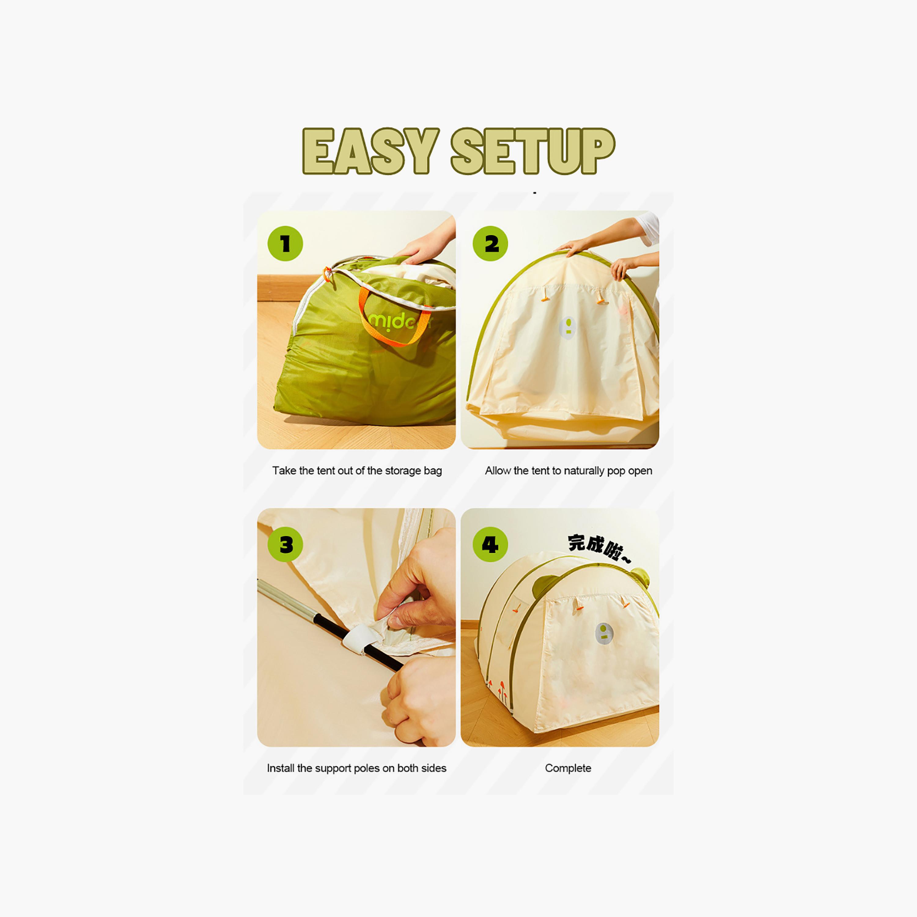 Mideer Portable Tent with Compact Storage Bag-baby-infantactivity-playpensandplaymats-image-5