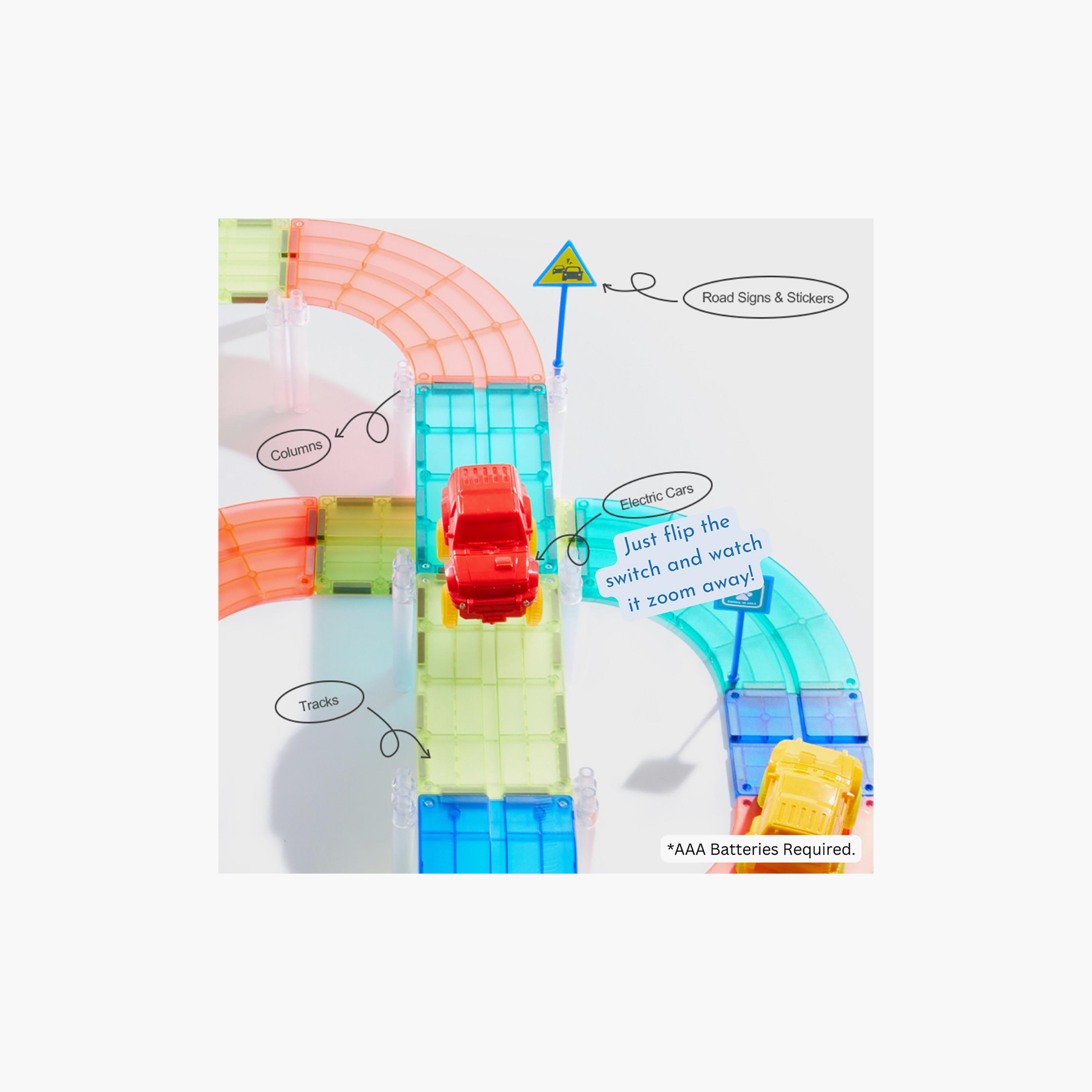 Mideer Racing Track Grooved Magnetic Tiles-toys-buildingblocks-magnetictoys-image-2